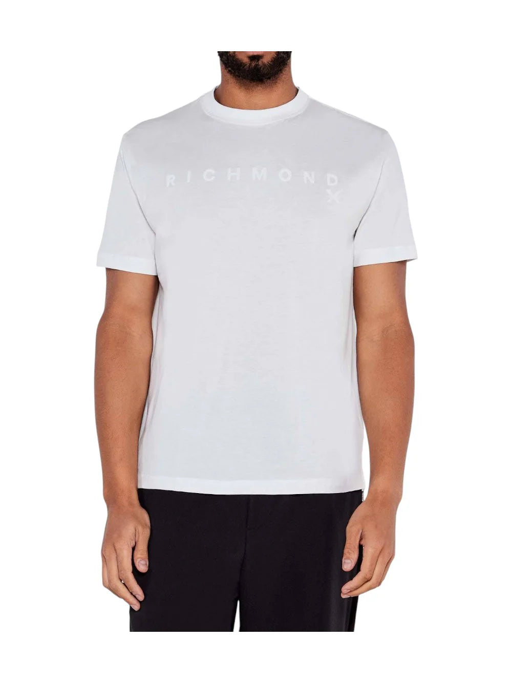 Richmond uomo t-shirt Patum UMA25046TSP8 White