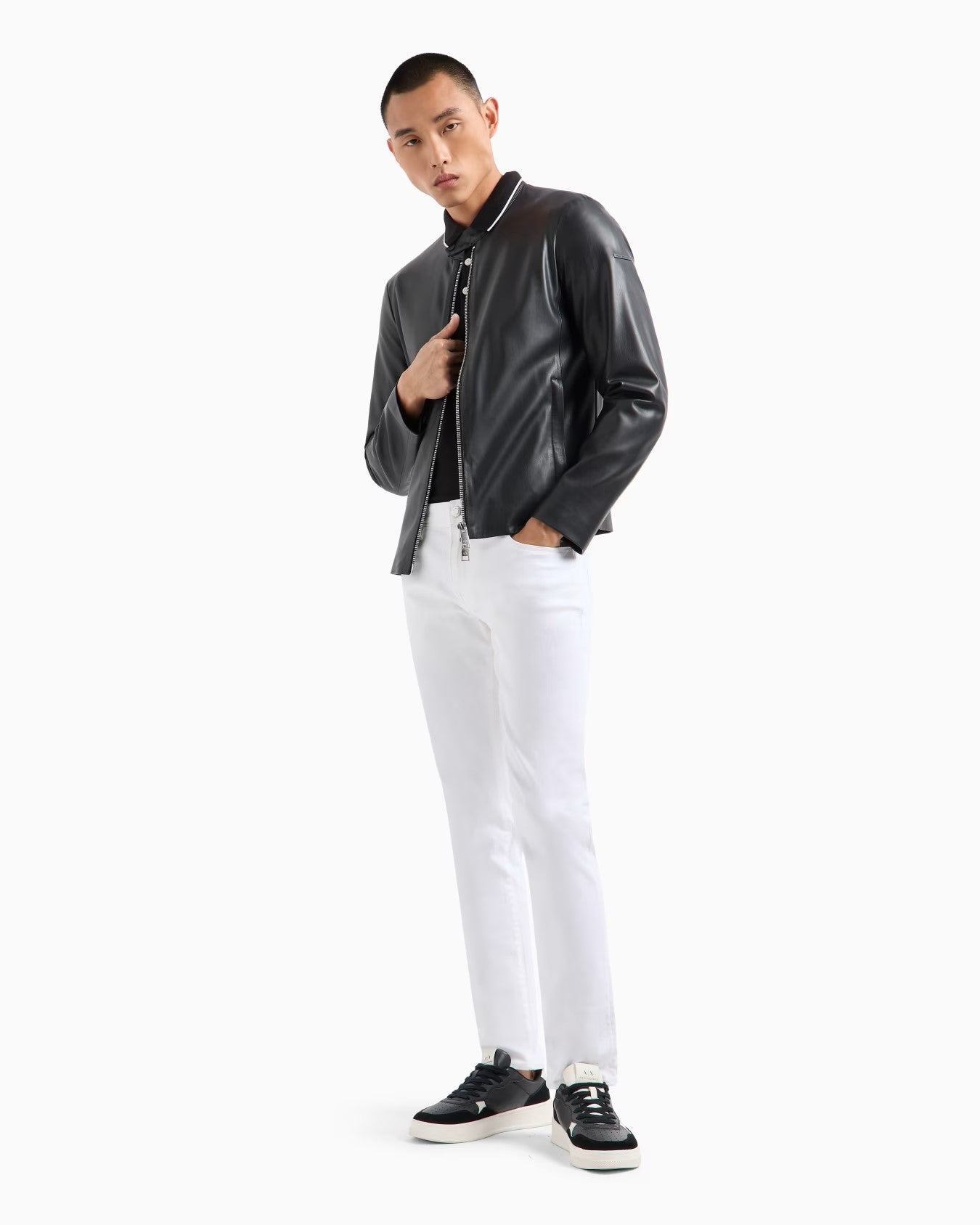 Armani Exchange uomo giubbino 8NZB08 ZNAAZ 1200 Nero