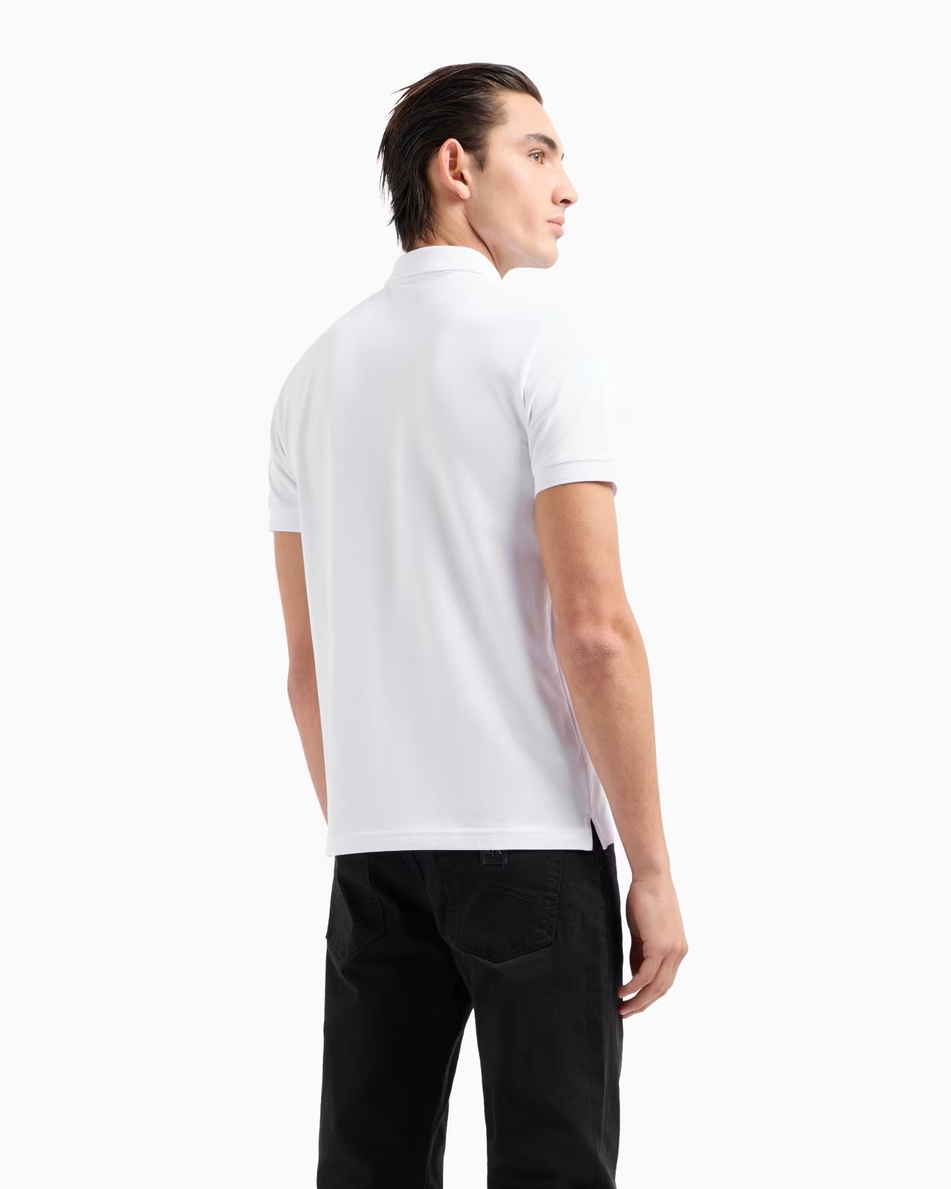 Armani Exchange uomo polo 8NZF91 ZJ81Z 1100 Bianco