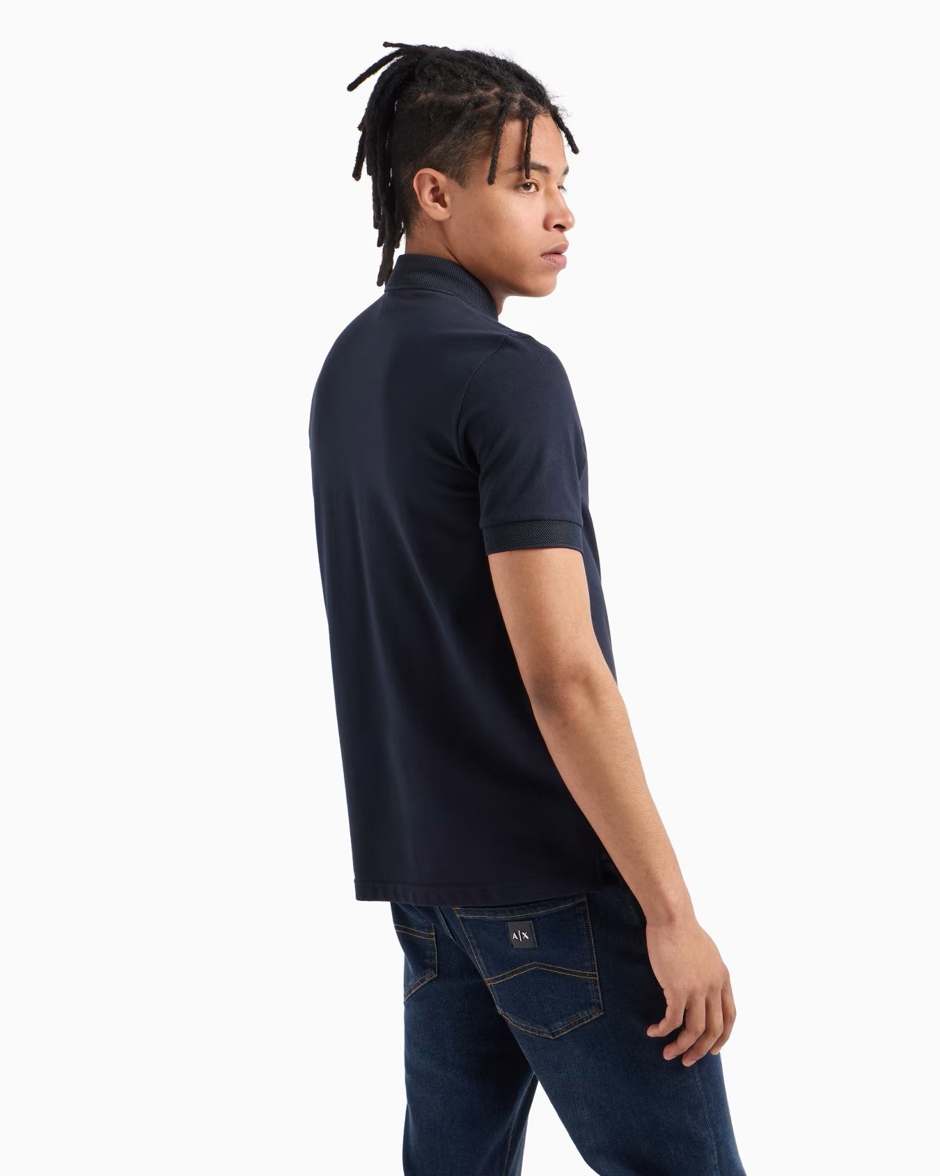 Armani Exchange uomo polo 8NZF91 ZJ81Z 1510 Blu