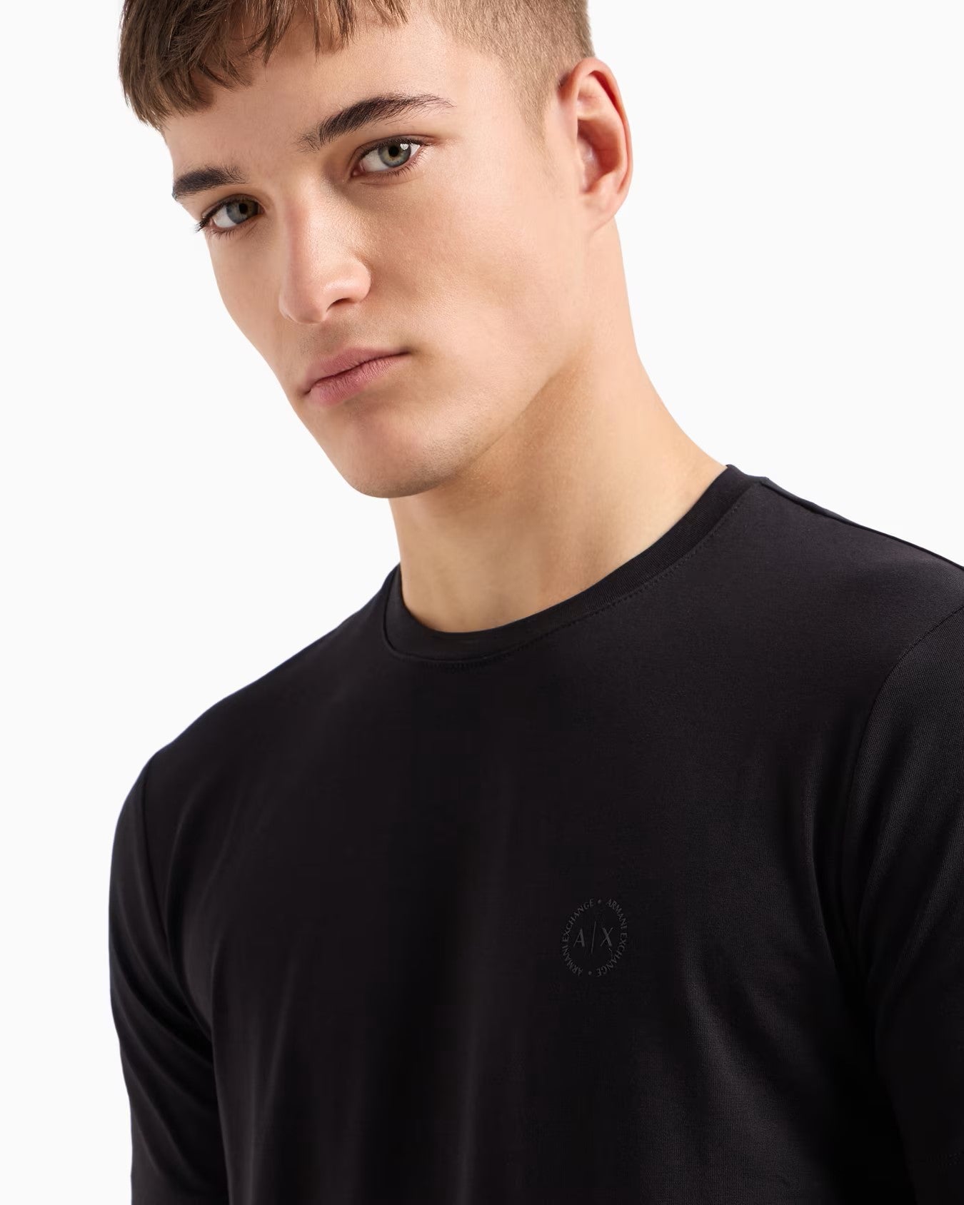 Armani Exchange uomo t-shirt 8NZT84 Z8M9Z 1200 Nero