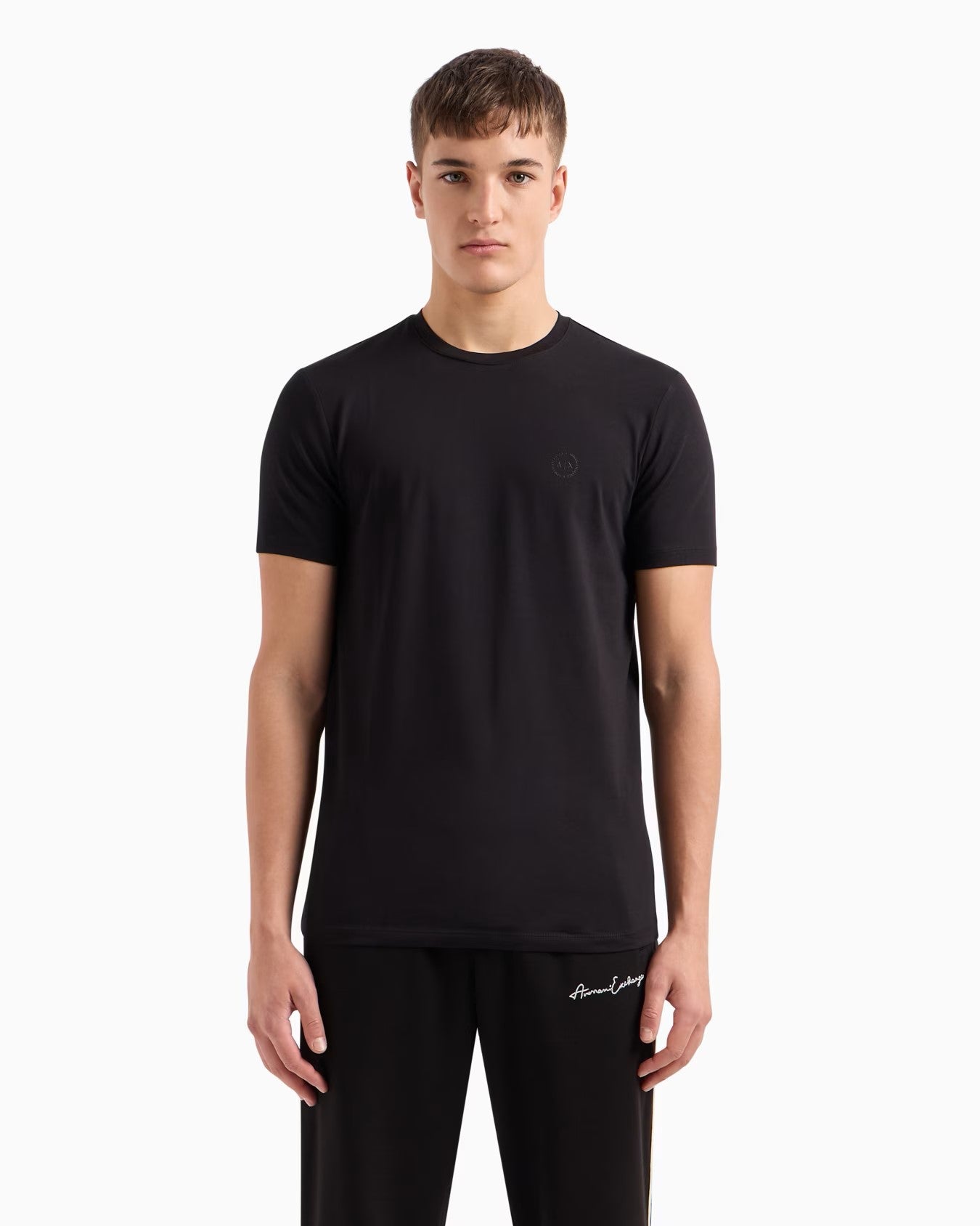 Armani Exchange uomo t-shirt 8NZT84 Z8M9Z 1200 Nero