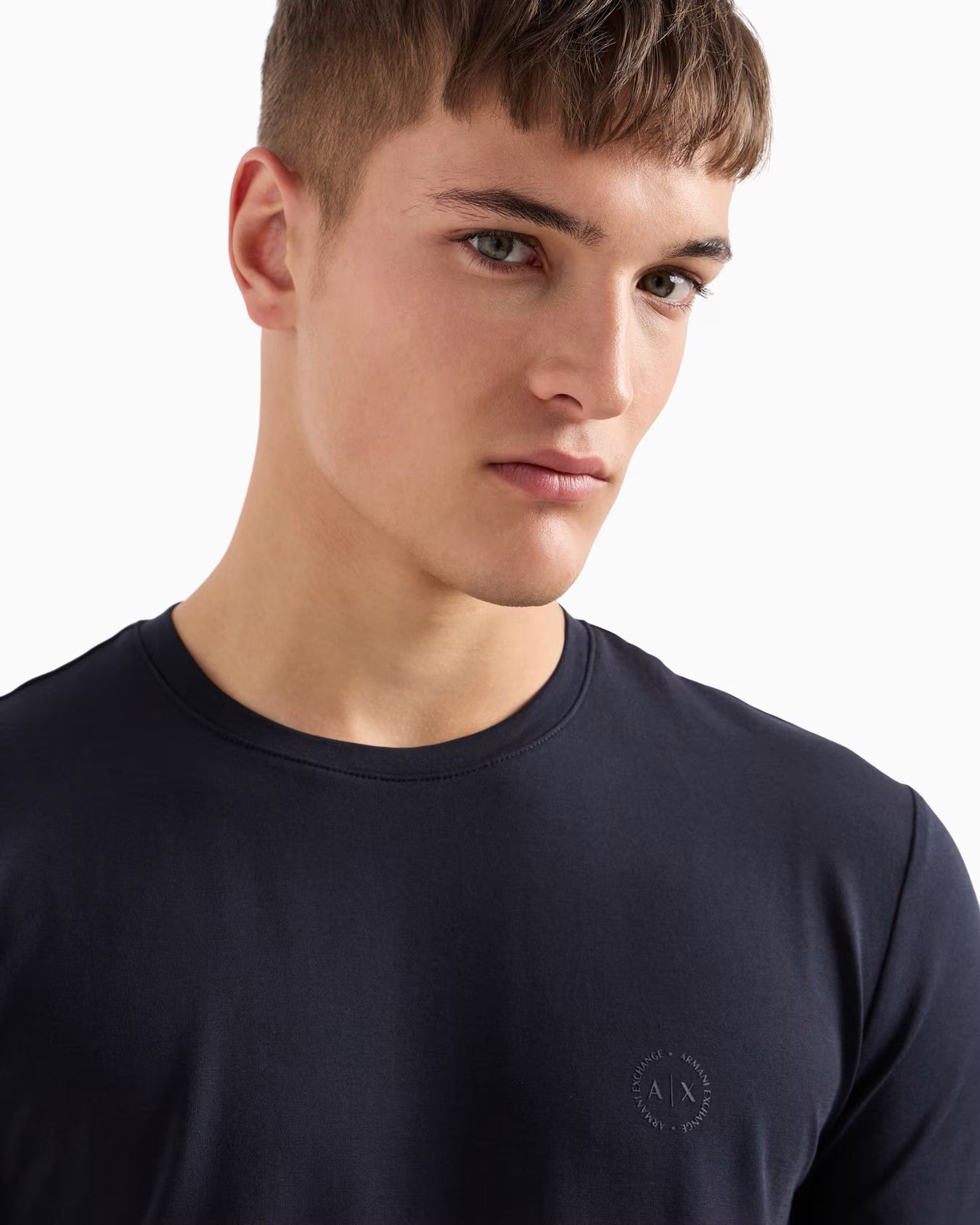 Armani Exchange uomo t-shirt 8NZT84 Z8M9Z 1510 Blu Navy