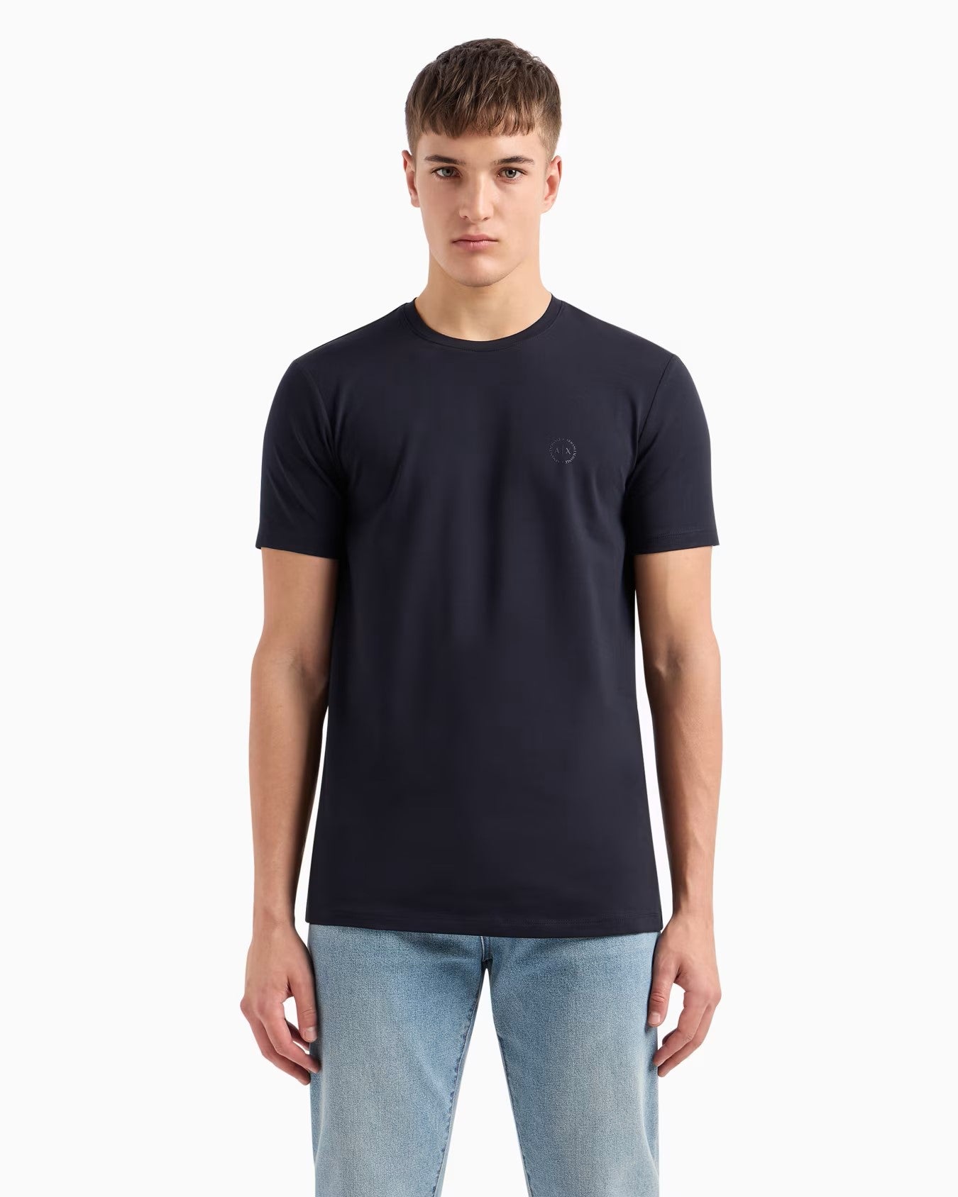Armani Exchange uomo t-shirt 8NZT84 Z8M9Z 1510 Blu Navy