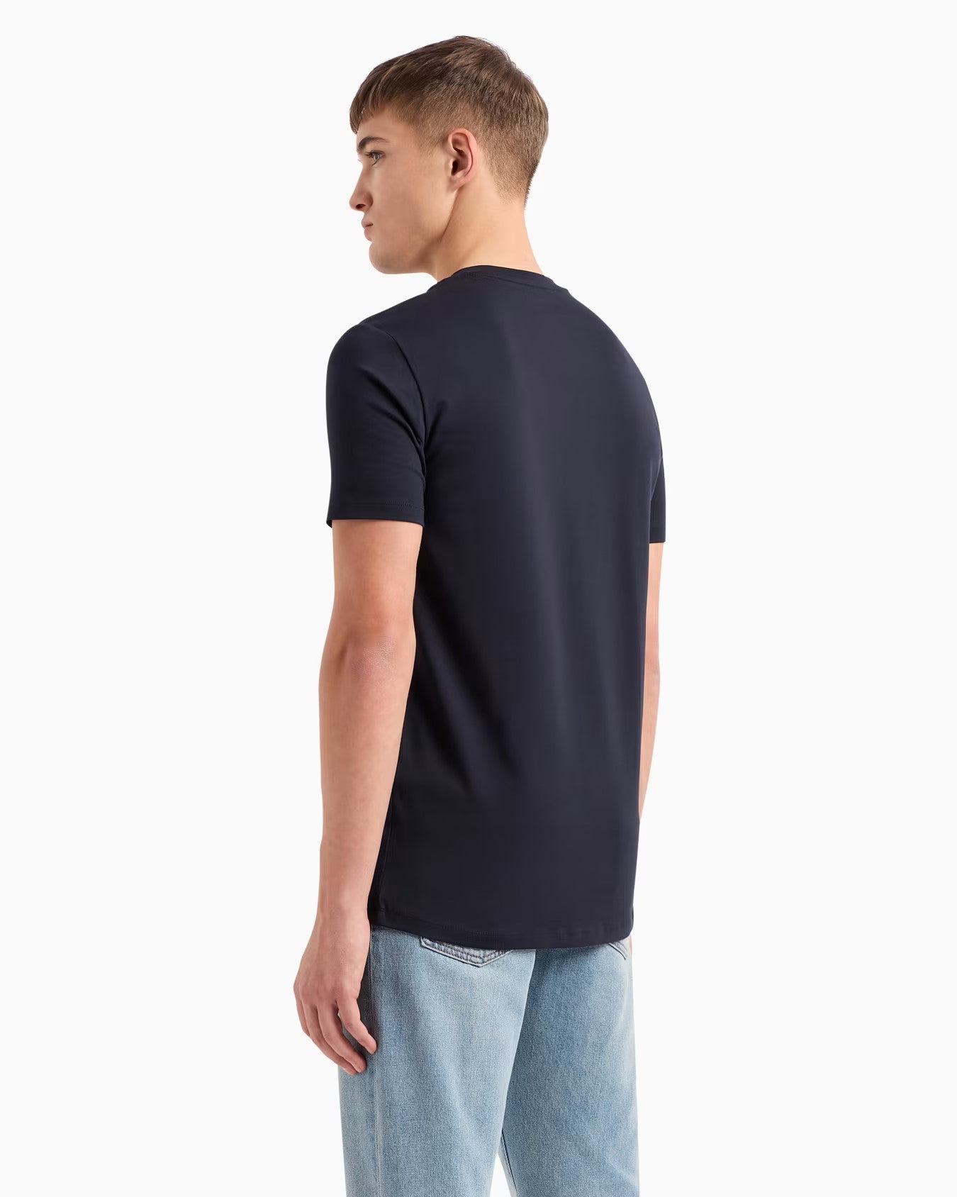 Armani Exchange uomo t-shirt 8NZT84 Z8M9Z 1510 Blu Navy