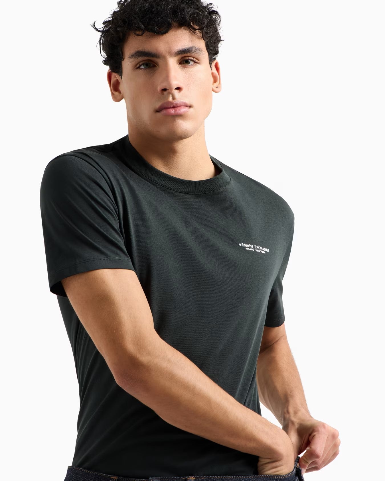 Armani Exchange uomo t-shirt 8NZT91 Z8H4Z UB001 Verd