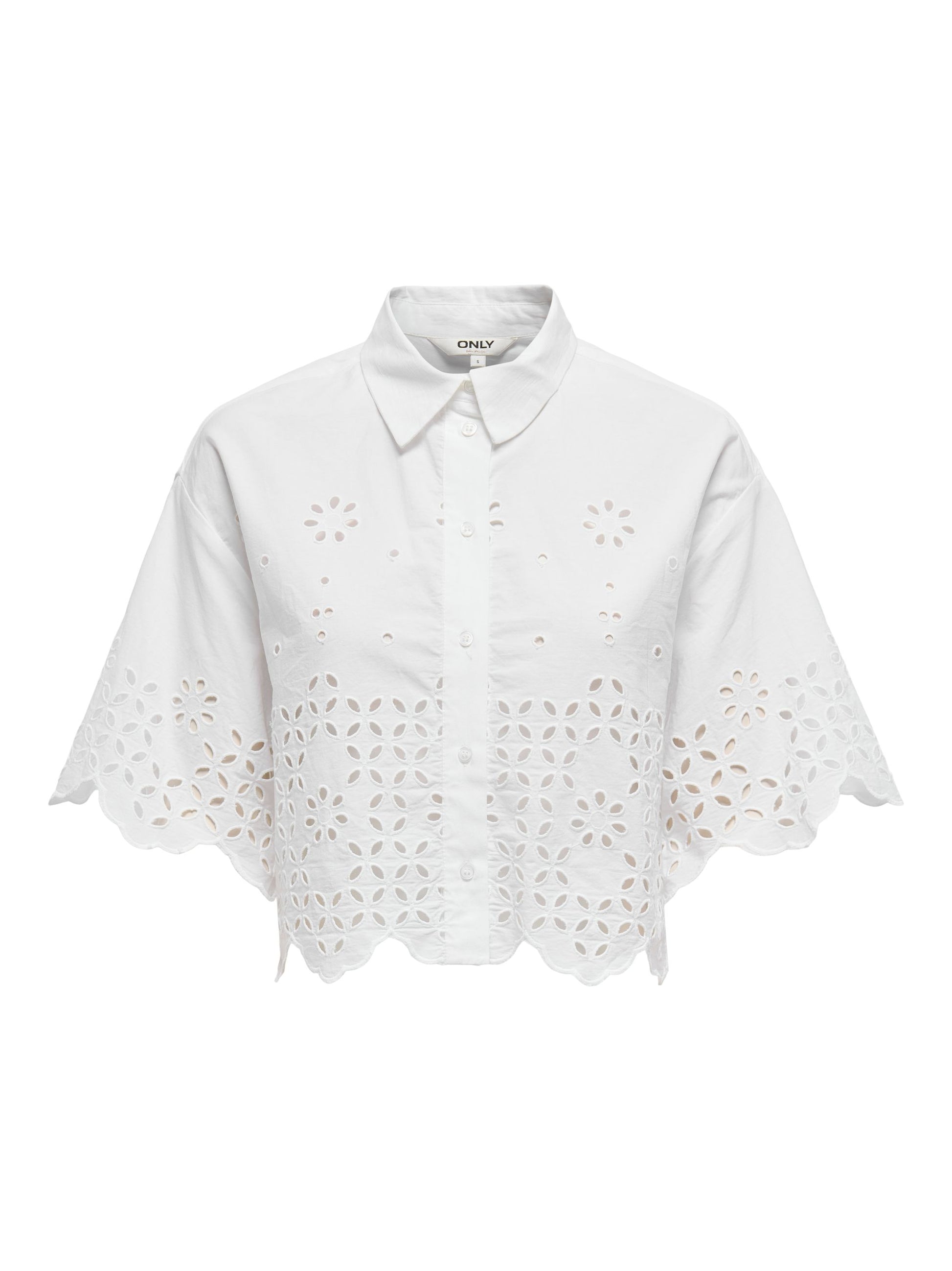 Only donna camicia Mina Life 15345017 Bright White