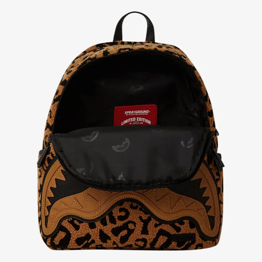 sprayground zaino chenille cheetah 910B6899NSZ