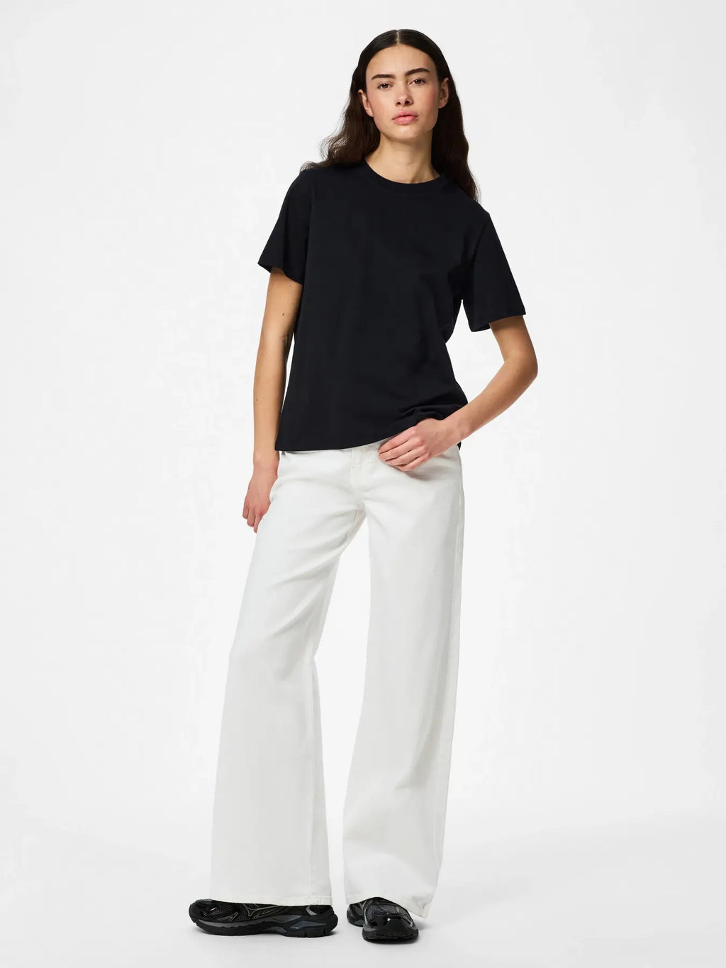 PIECES T-SHIRT RIA 17140802 NOOS BLACK