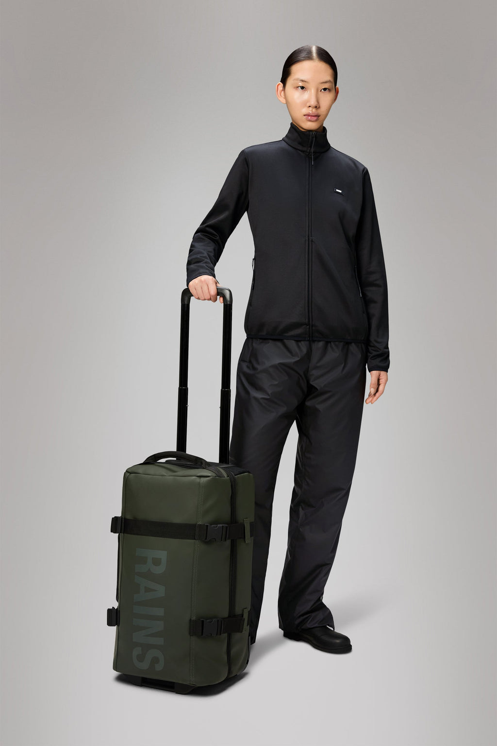 Rains uomo valigia texel cabin RA13460 I25 Green