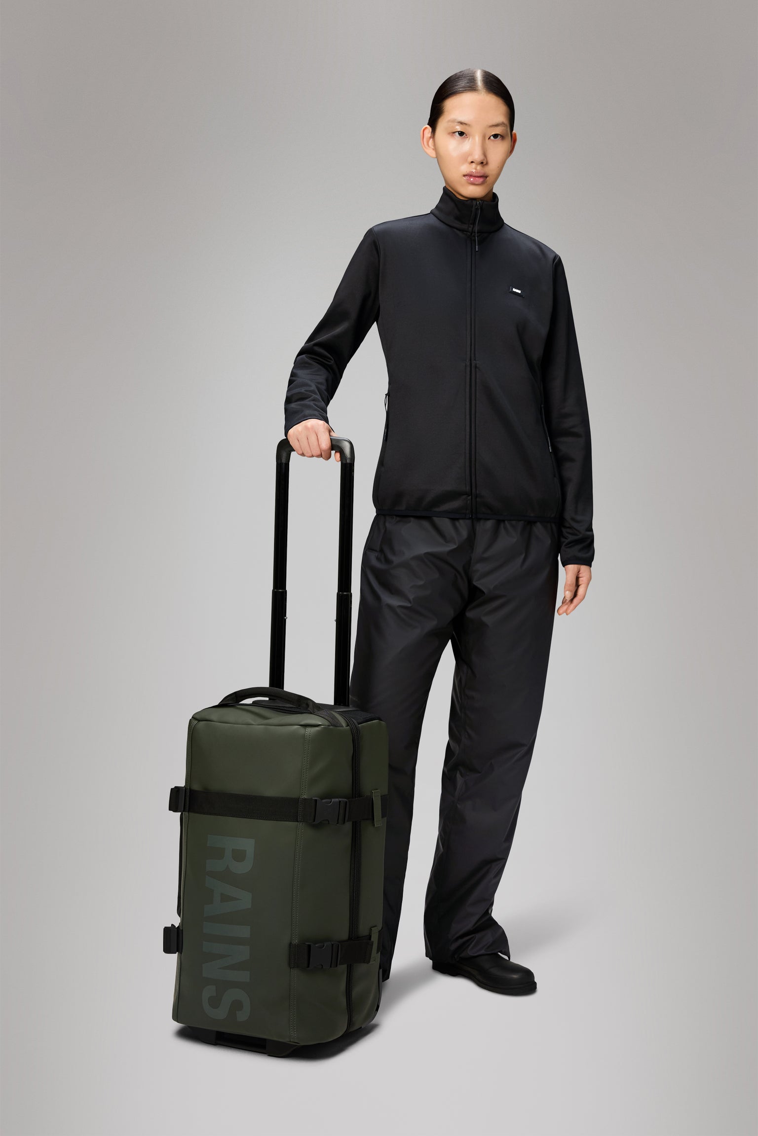 Rains uomo valigia texel cabin RA13460 I25 Green