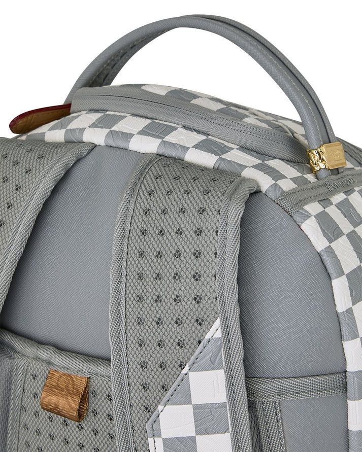 Sprayground zaino EMBOSSED CREAM CHECK B8593