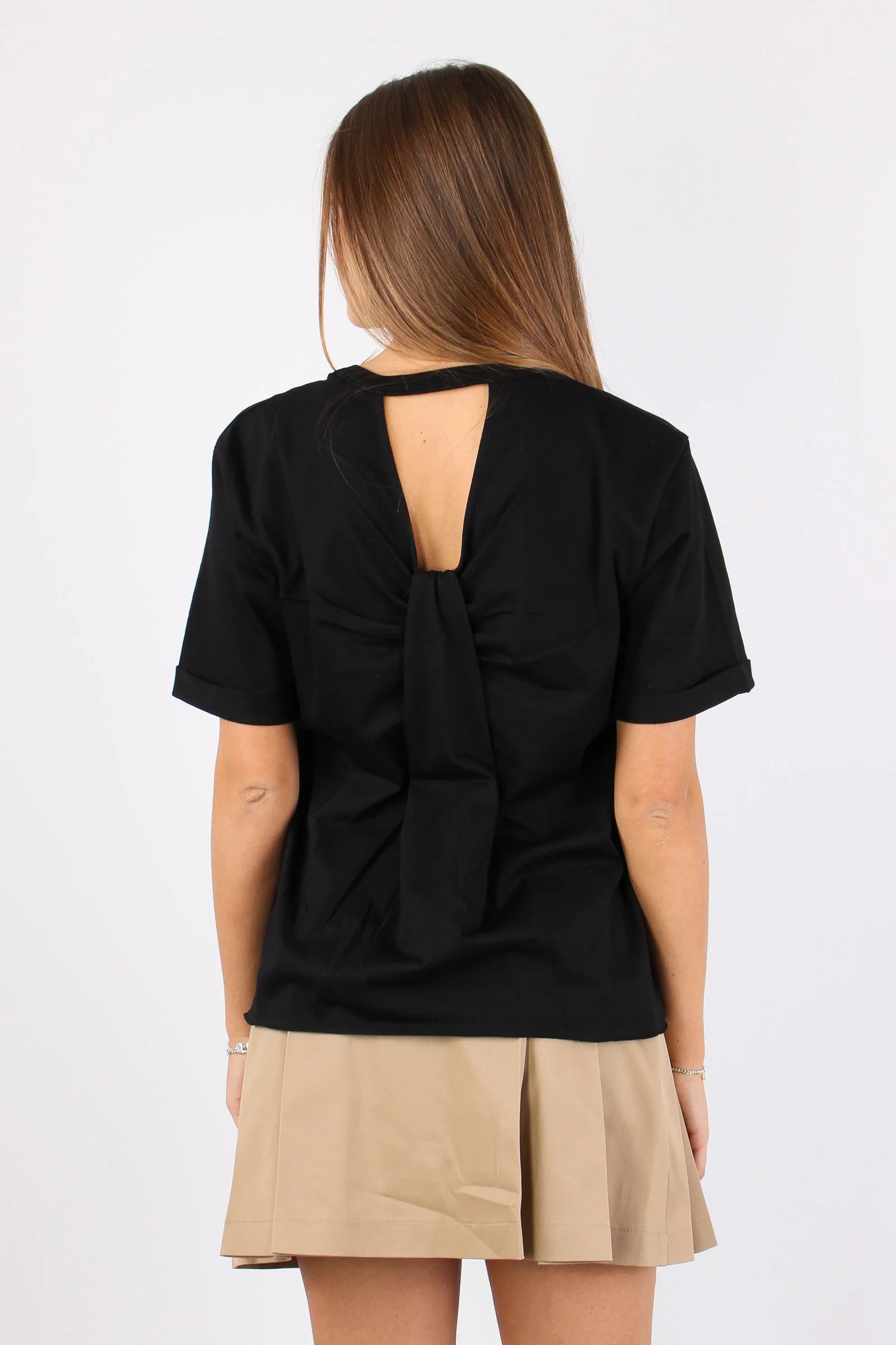 Gaelle donna t-shirt GAABW04586 - PTTS0037 - NE01 nero