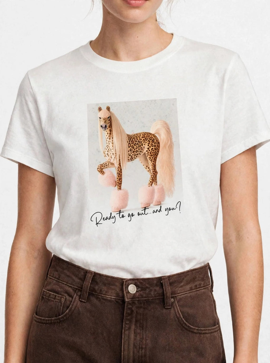 Gold Rush t-shirt STAMPA CAVALLO W1SMERALDO01