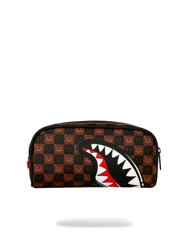 Sprayground borsello SIP WTF BUBBLE BROWN CHECK 9303