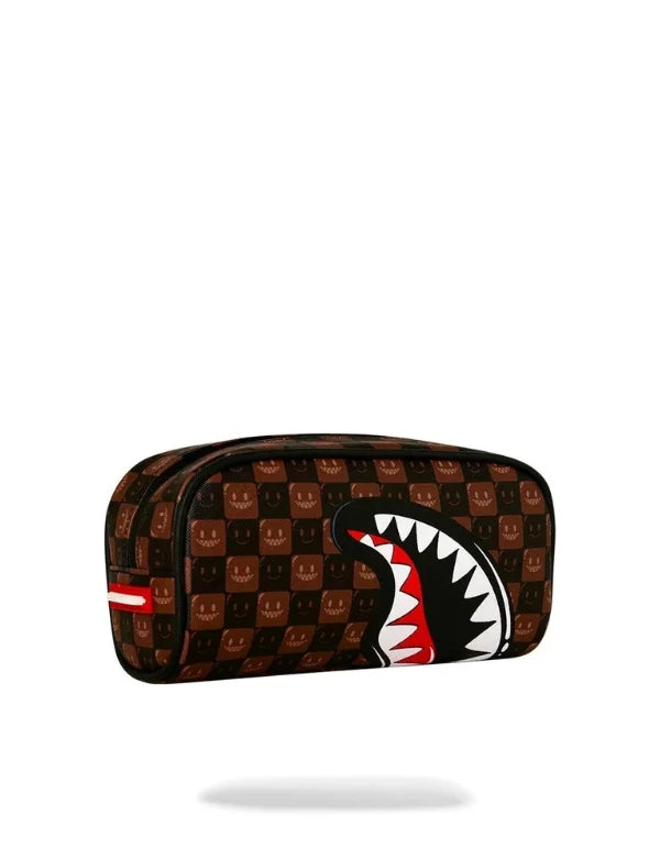 Sprayground borsello SIP WTF BUBBLE BROWN CHECK 9303