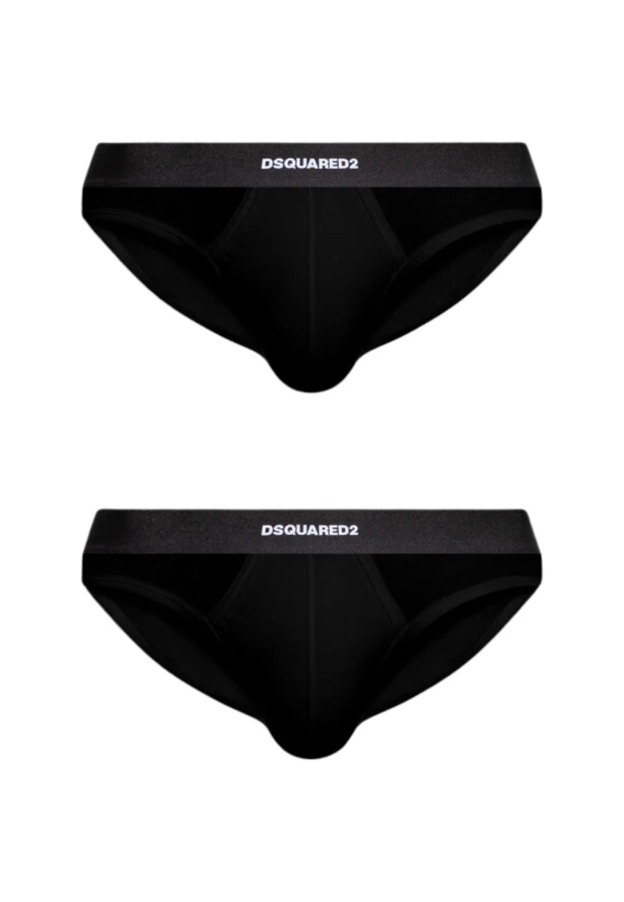 Disquared uomo slip Twin Pack DCX200070 001 Nero