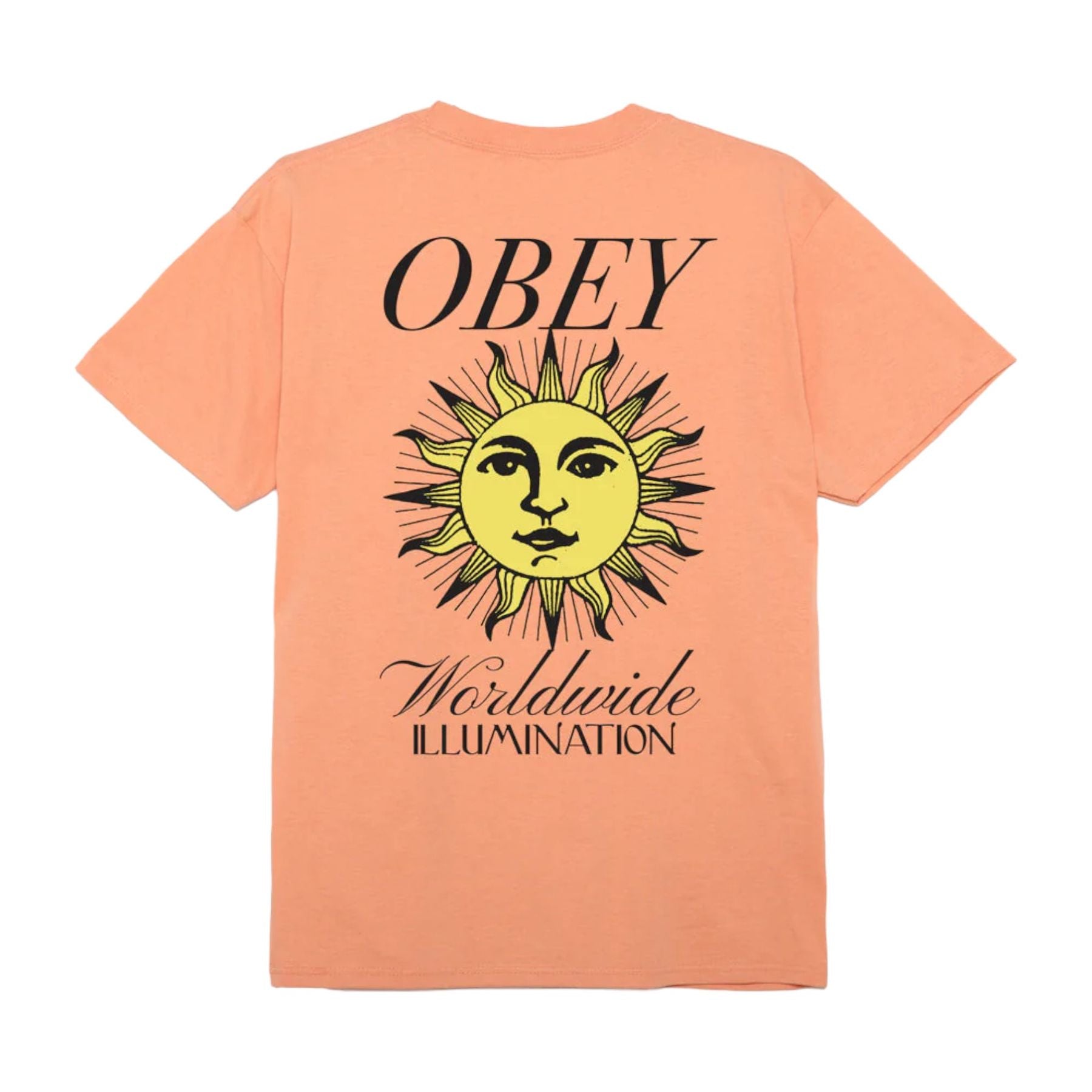 Obey uomo t-shirt illumination classic 22MC0000954 Citrus