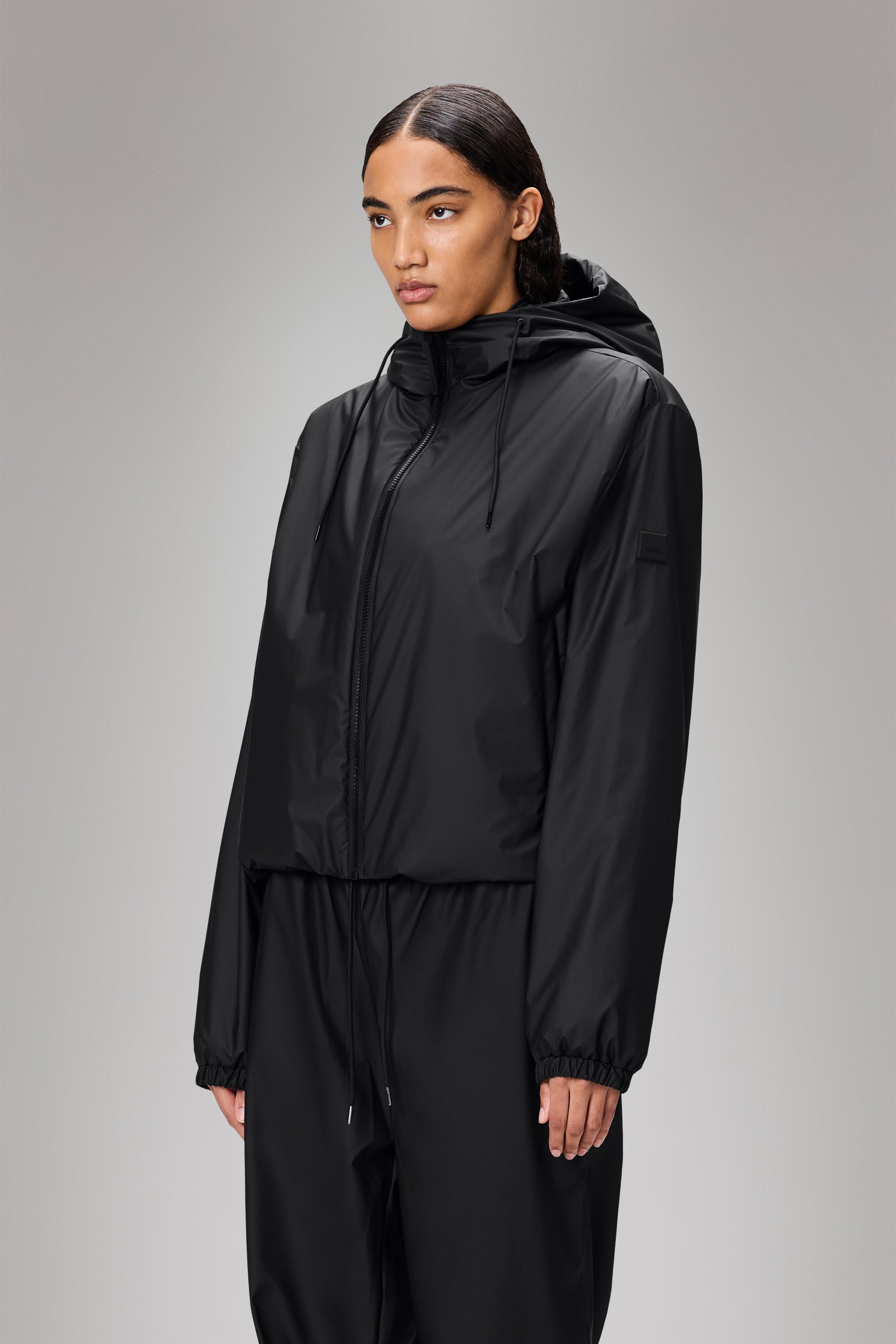 Rains donna giubbino lohja jacket  RA15770 I25 Black