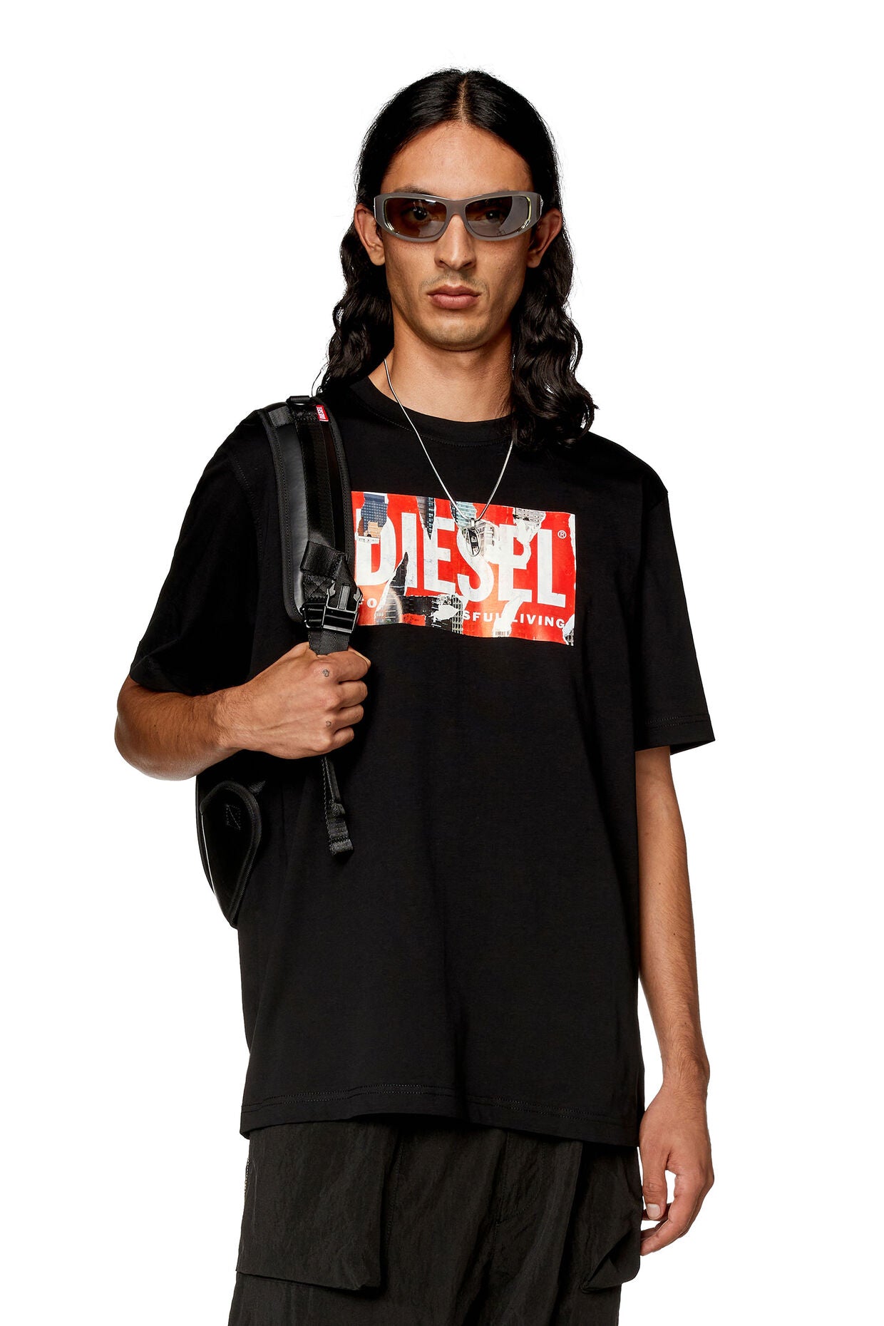 Diesel uomo t-shirt t-just l13 12529-0CATMI23