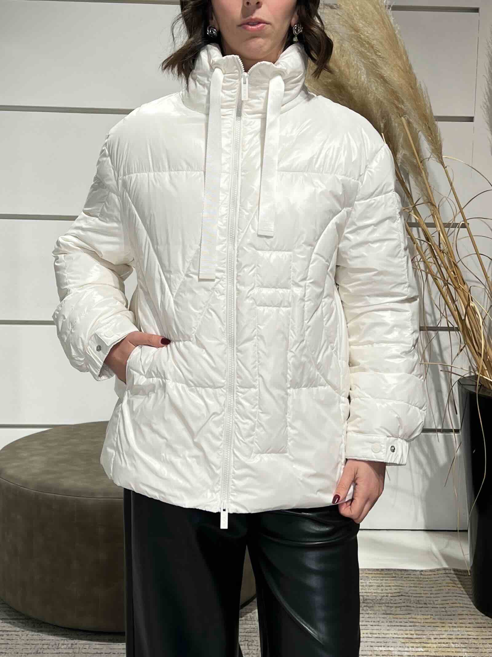 Vicolo donna piumino TS0024 Bianco