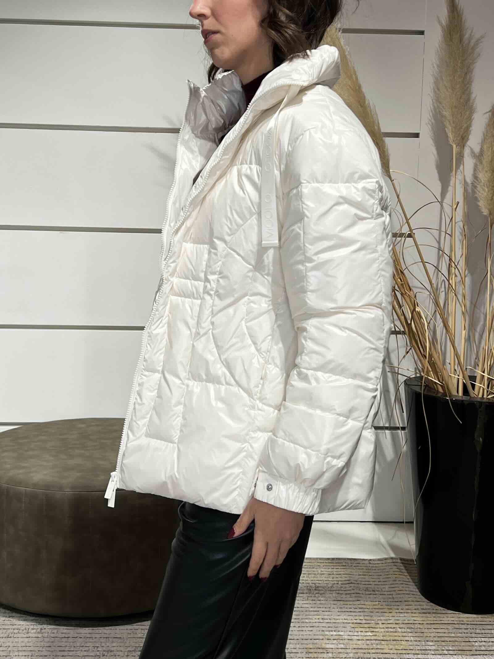 Vicolo donna piumino TS0024 Bianco