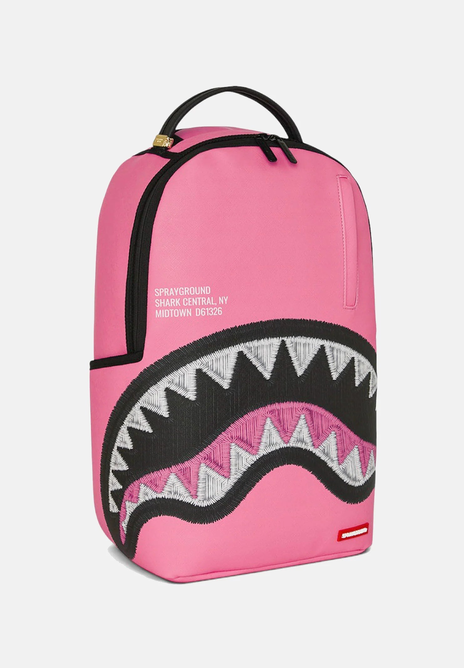 Sprayground zaino SHARK CENTRAL PINK EMBROIDERED 9630