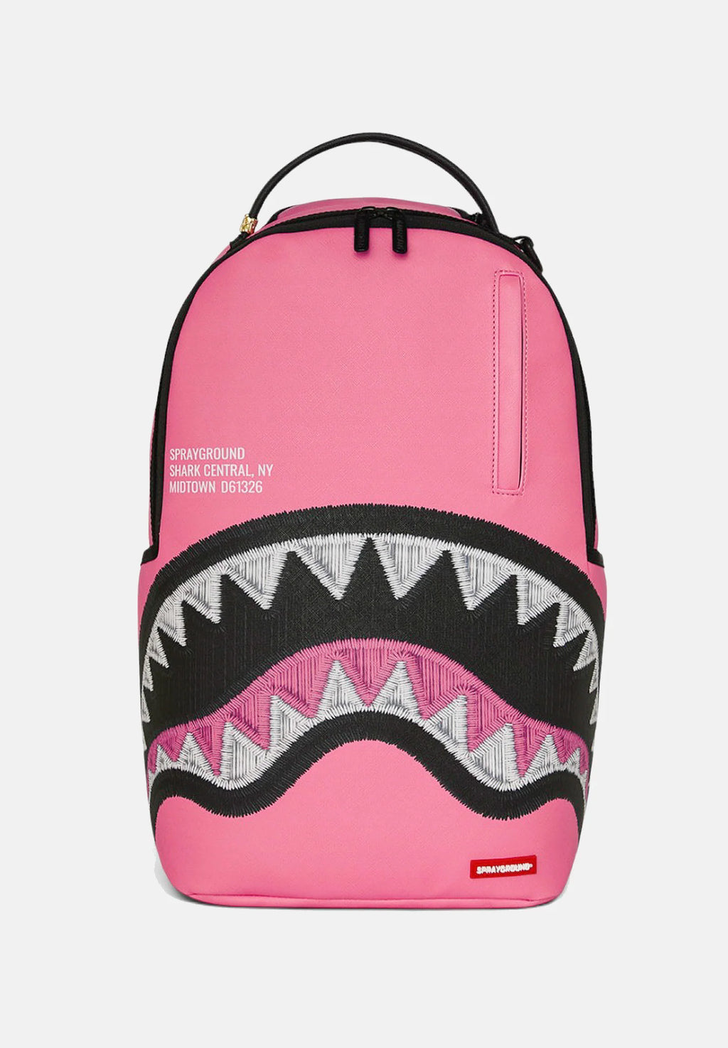 Sprayground zaino SHARK CENTRAL PINK EMBROIDERED 9630