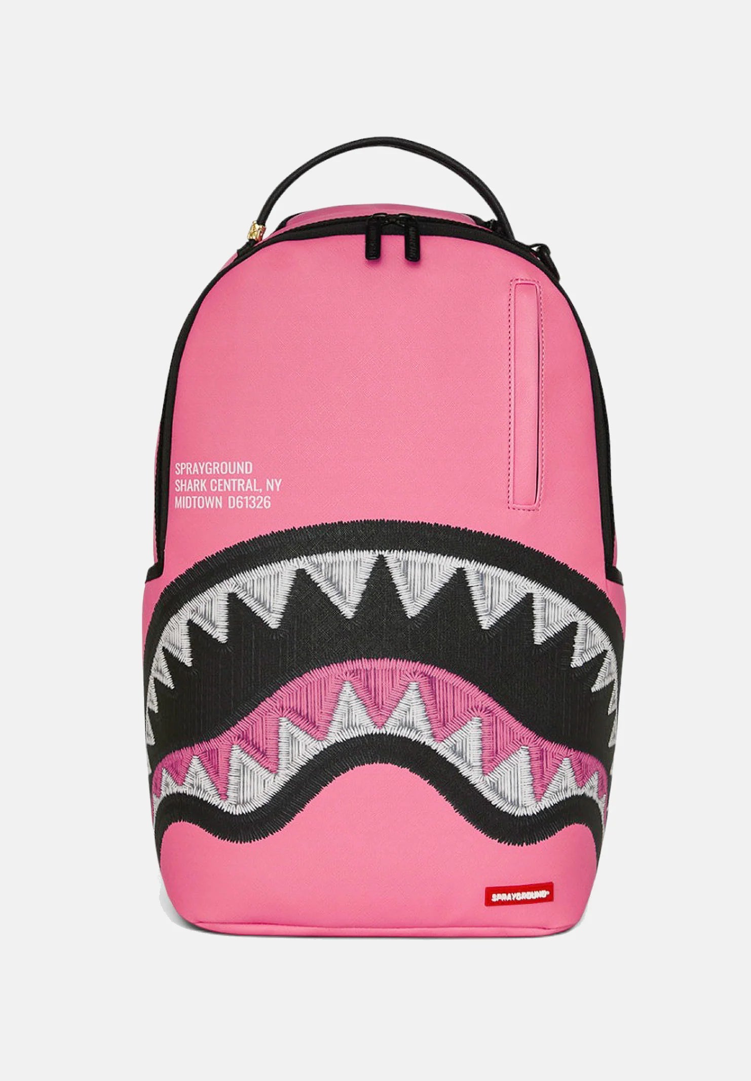 Sprayground zaino SHARK CENTRAL PINK EMBROIDERED 9630