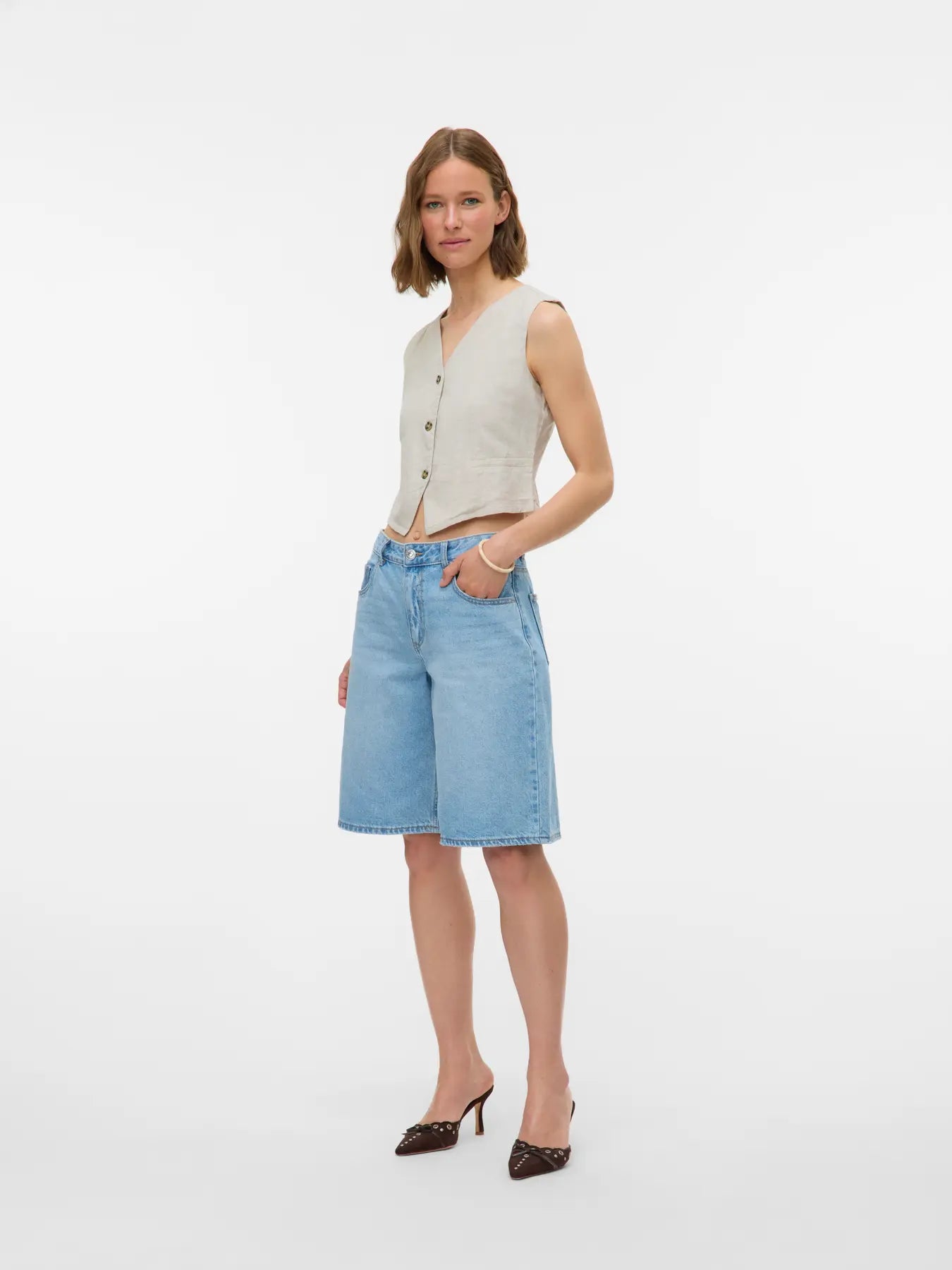 vero moda donna top CAIA VEST TOP 10333795 NOOS
