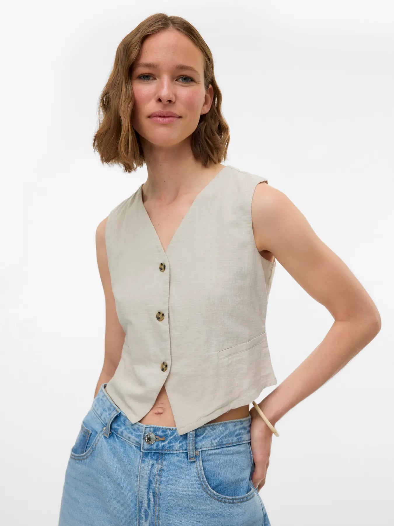 vero moda donna top CAIA VEST TOP 10333795 NOOS