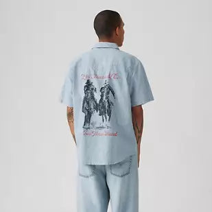Levi's uomo camicia Relaxed Fit western A5722-0032