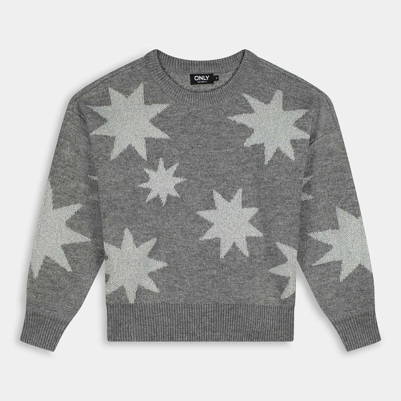 Only donna maglia Rosie Glitter 15328250 Medium Grey