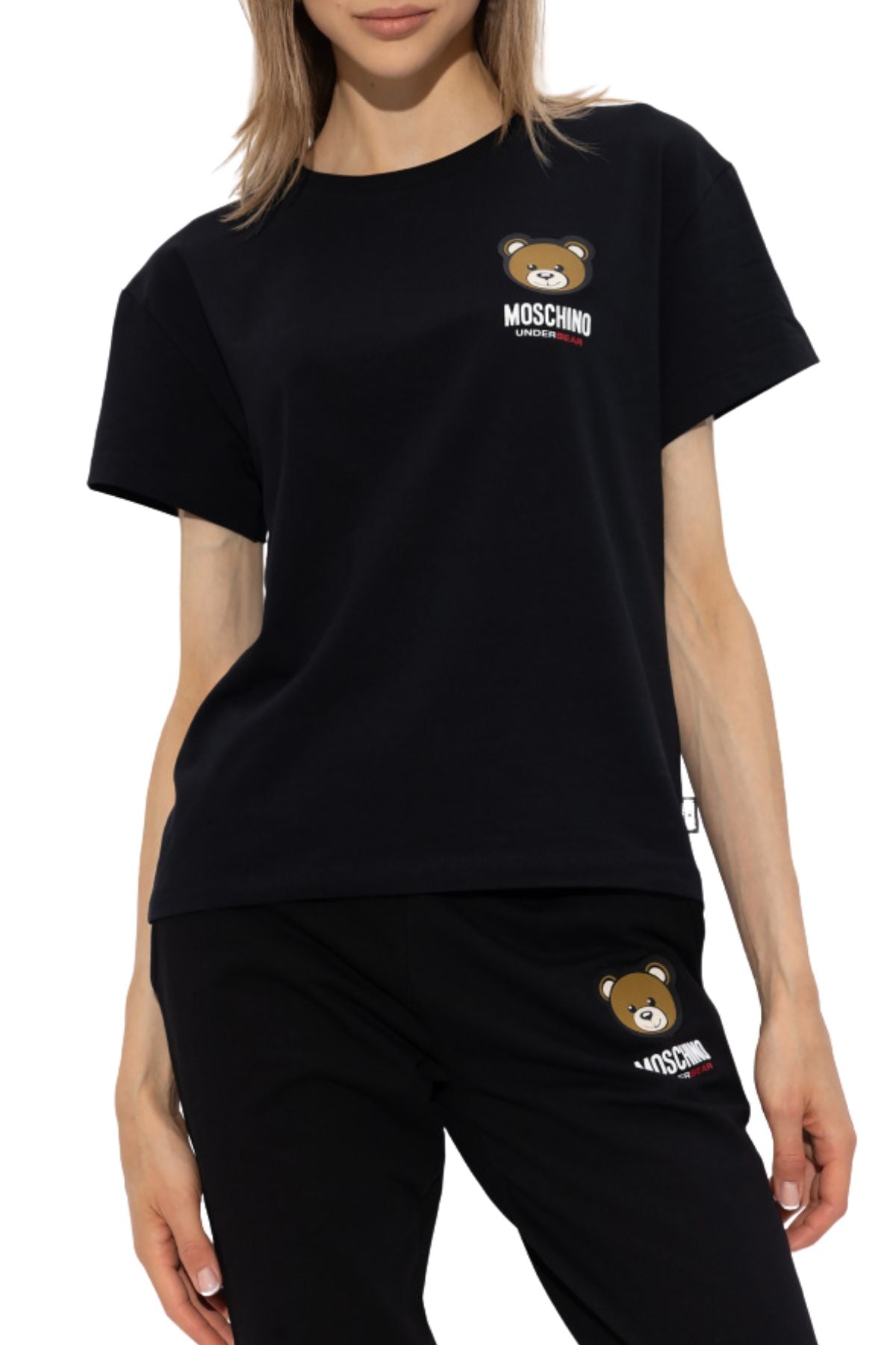 Moschino donna t-shirt 0789 4410 A0555 Nero