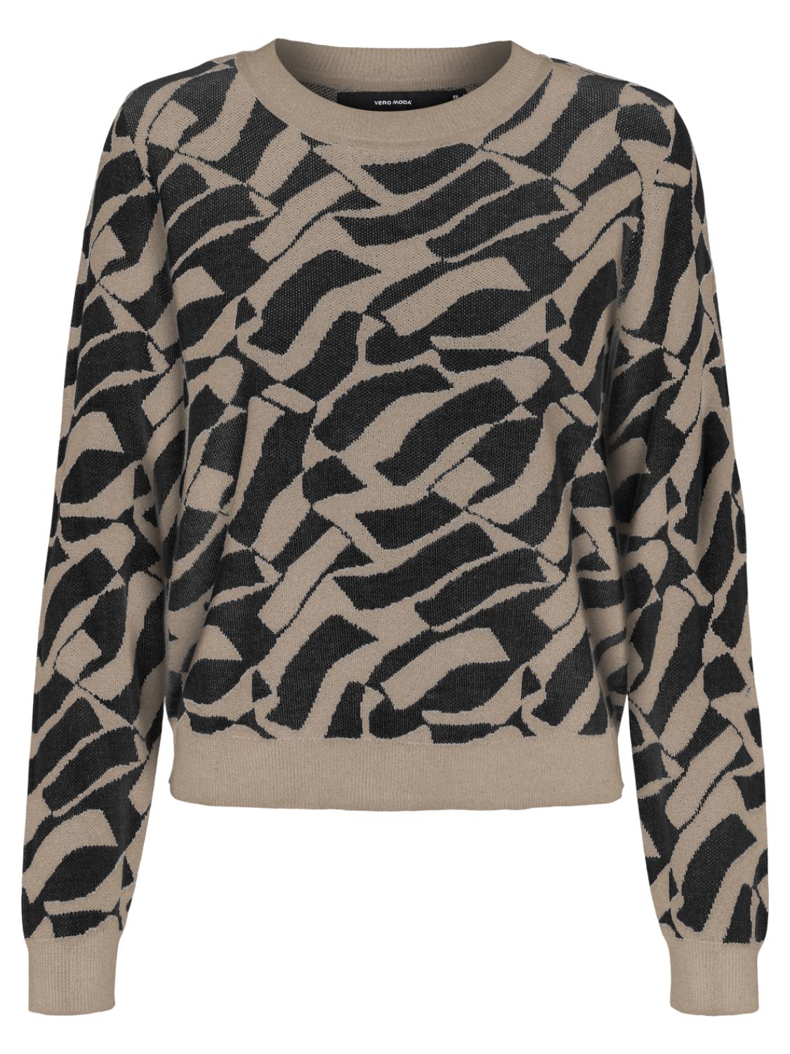 vero moda donna maglia new lexsun art Silver Mink