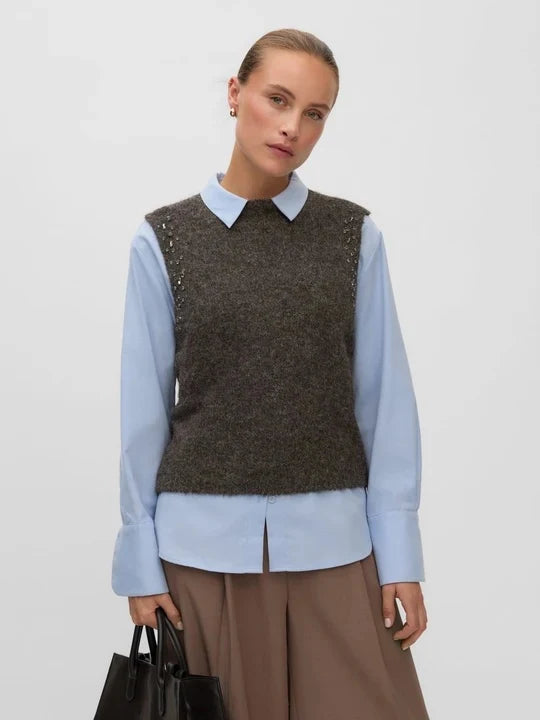 Vero Moda maglia TORPA 10351816 Chocolate Tort