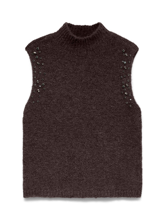 Vero Moda maglia TORPA 10351816 Chocolate Tort