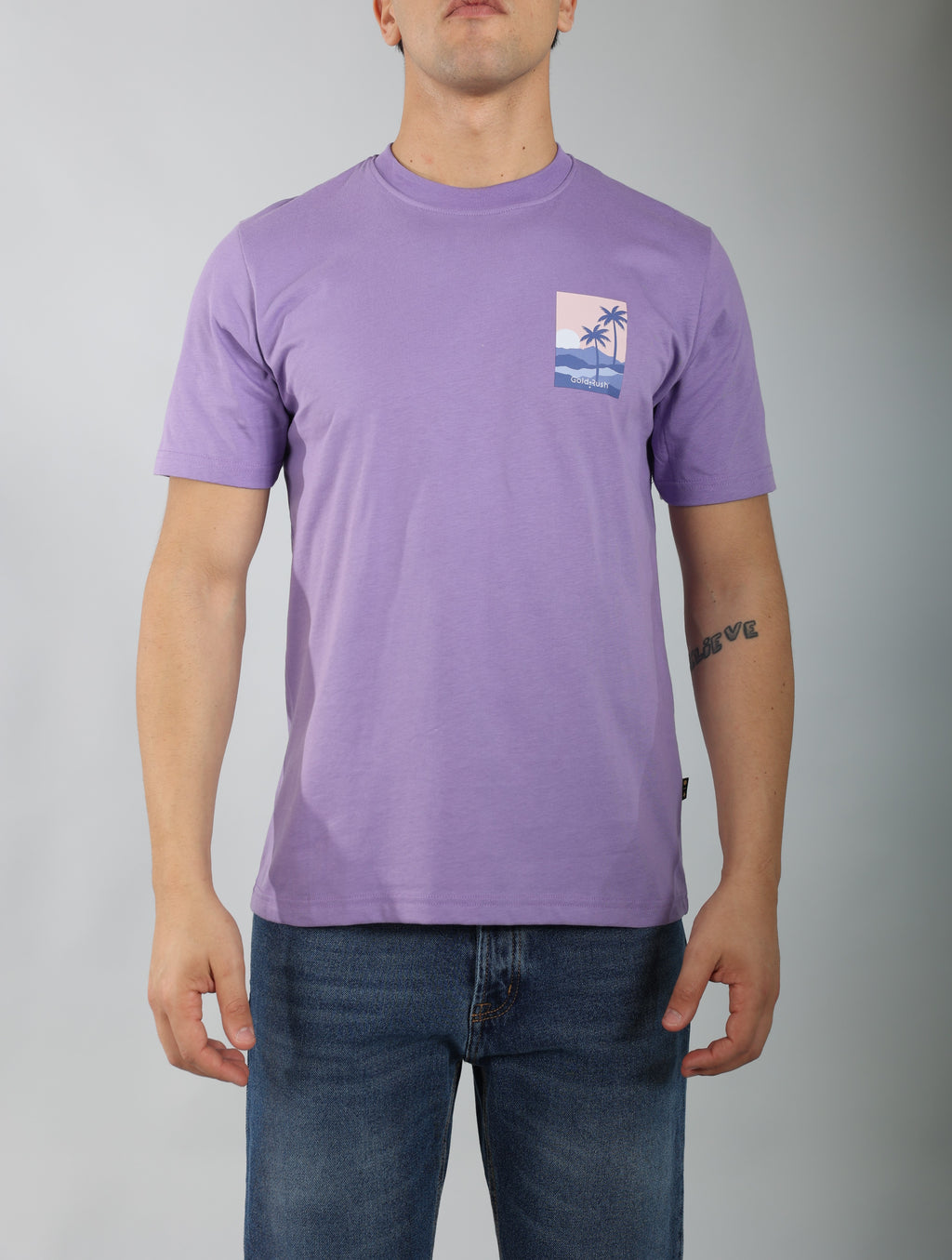gold rush uomo t-shirt RIFLESSO/GB