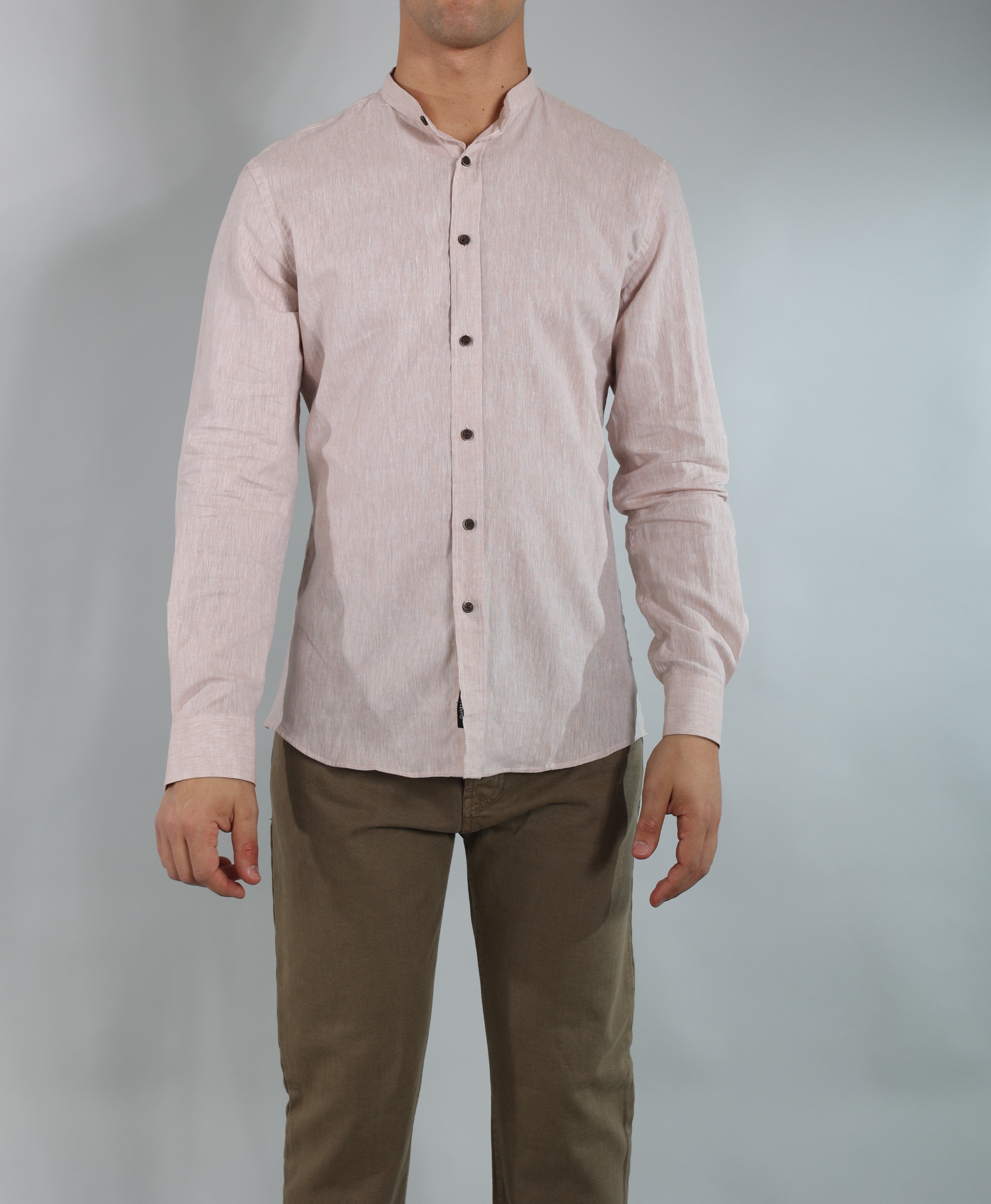 Gold Rush uomo camicia LINOCOREASC/43 beige