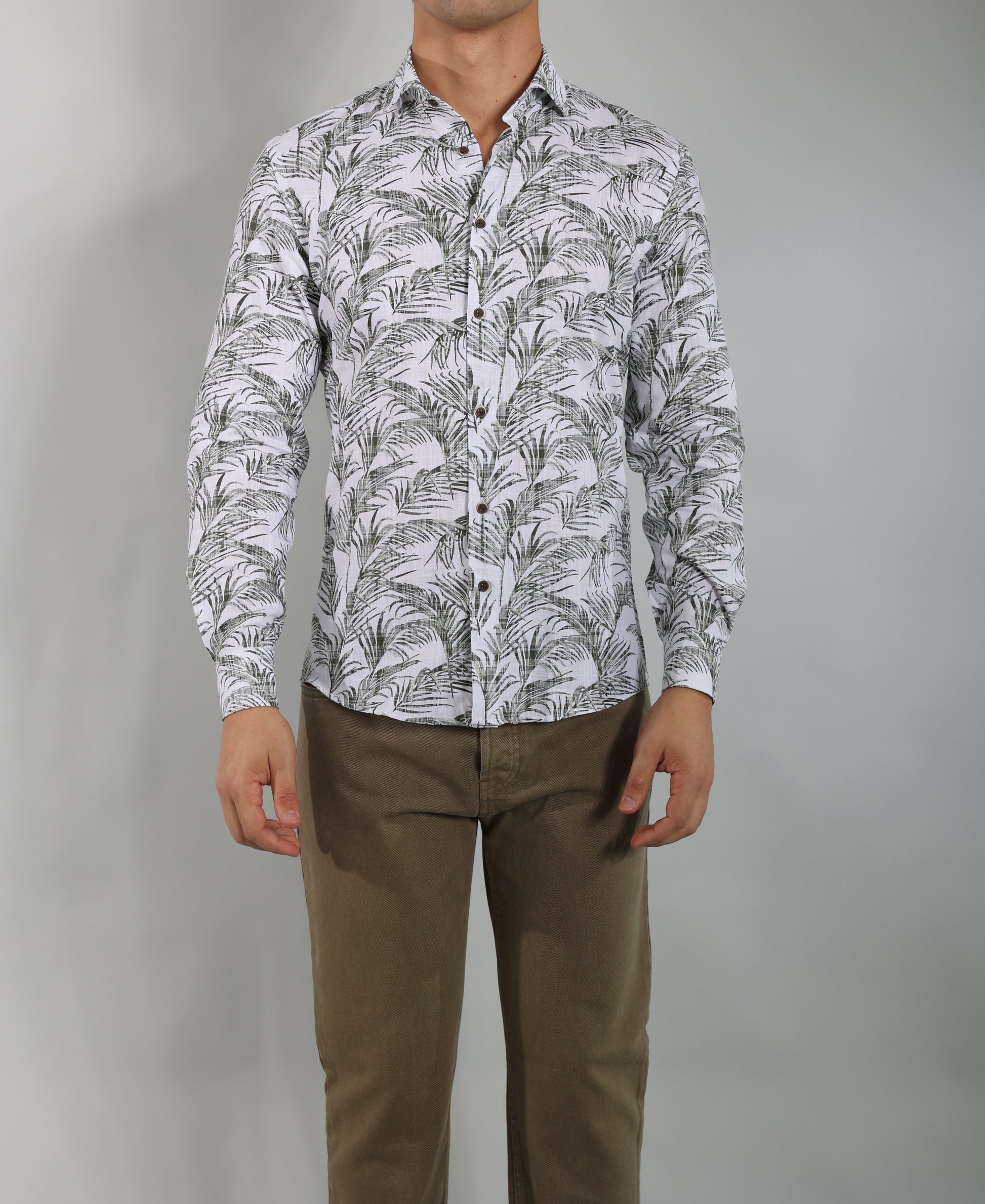 Gold Rush uomo camicia STAMPALINOSC/45 verde