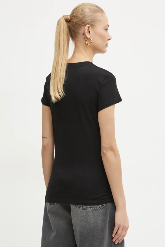 Armani Exchange donna t-shirt 8NYTDL YJ73Z 6231 Nero