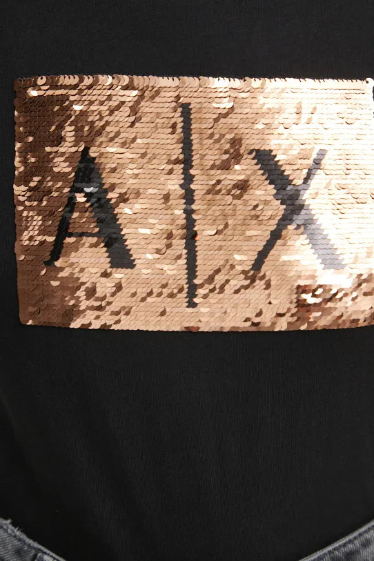 Armani Exchange donna t-shirt 8NYTDL YJ73Z 6231 Nero