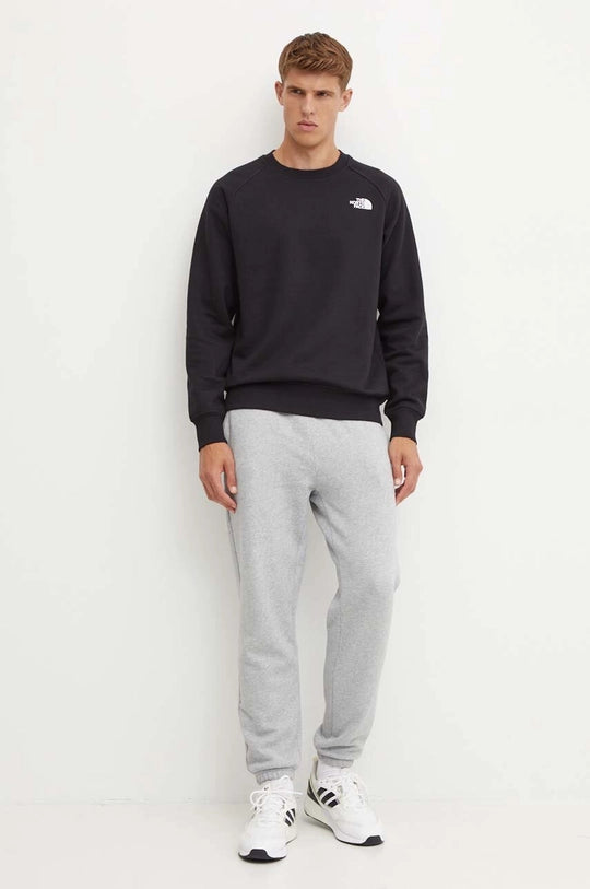 the north face uomo felpa raglan NF0A89FAJK31 balck