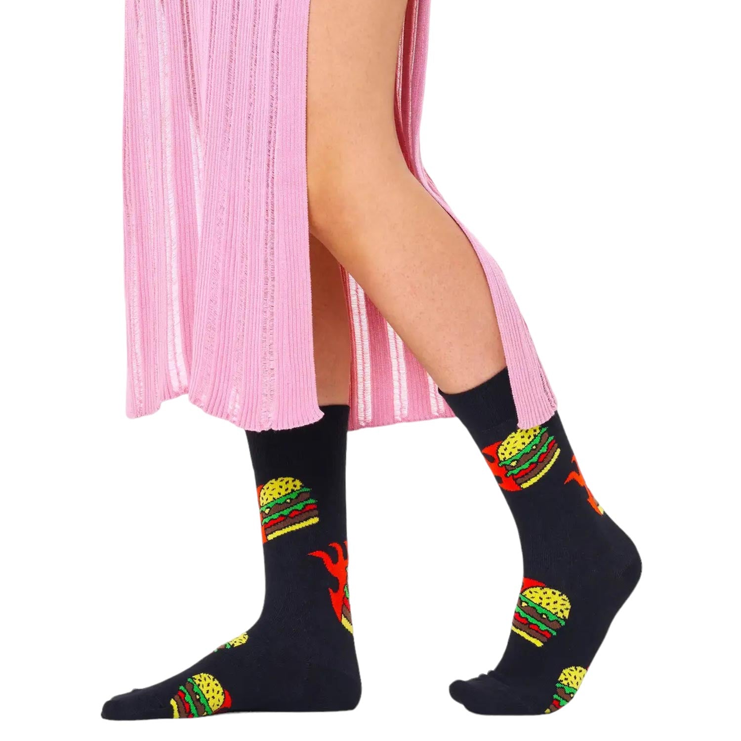 Happy Socks calzini Flaming Burger 87US0000658