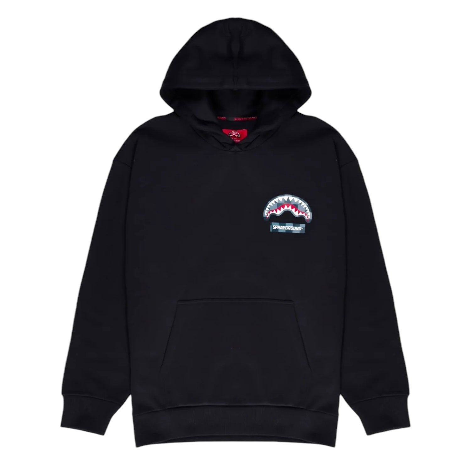 sprayground uomo felpa Checkered Shark SP678BLK