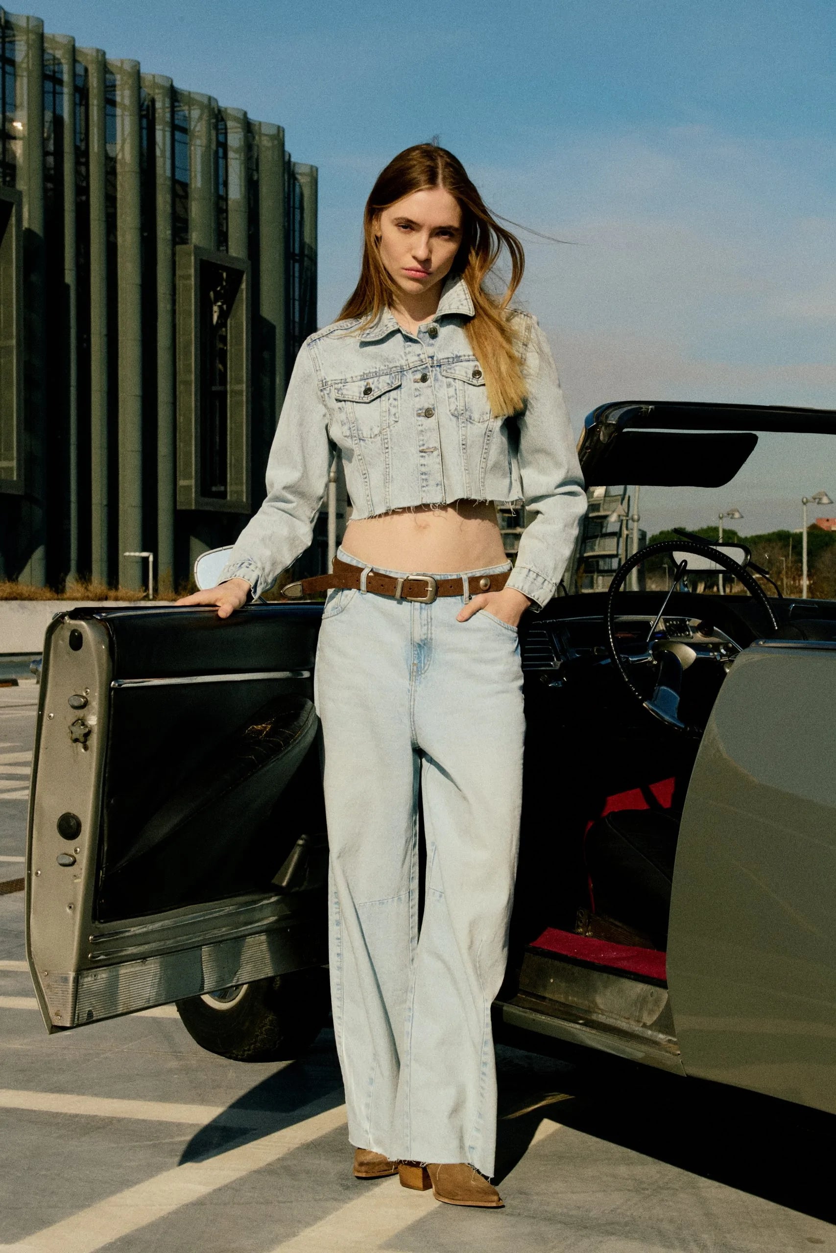 TWO WAY DONNA JEANS BARREL LIGHT BLUE - LISBONA