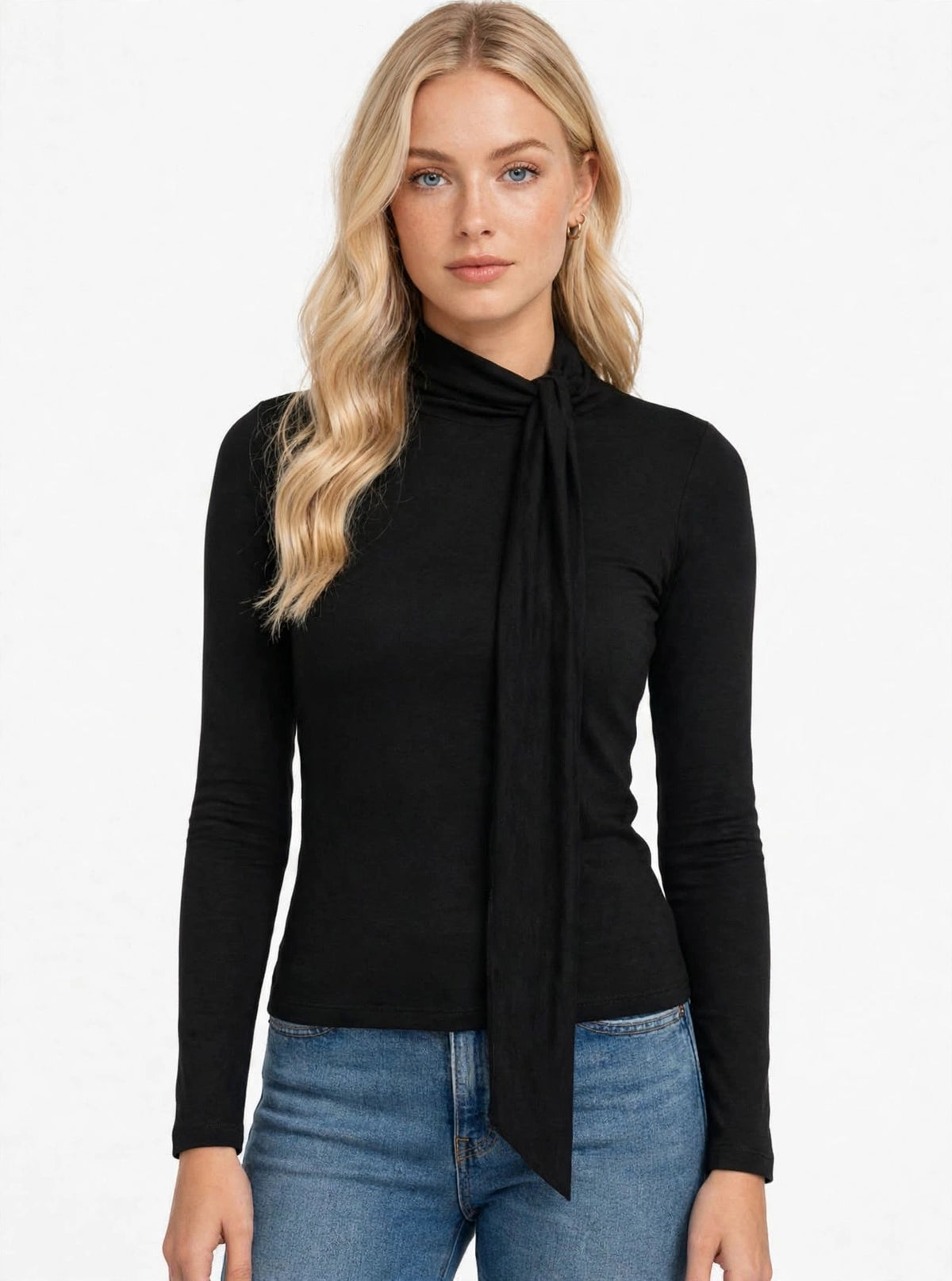 Gold Rush maglia SCIARPA OV341 Nero