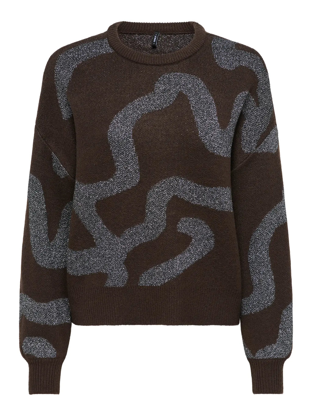 Only maglia ROSIE 15378461 Coffee Bean Wavy