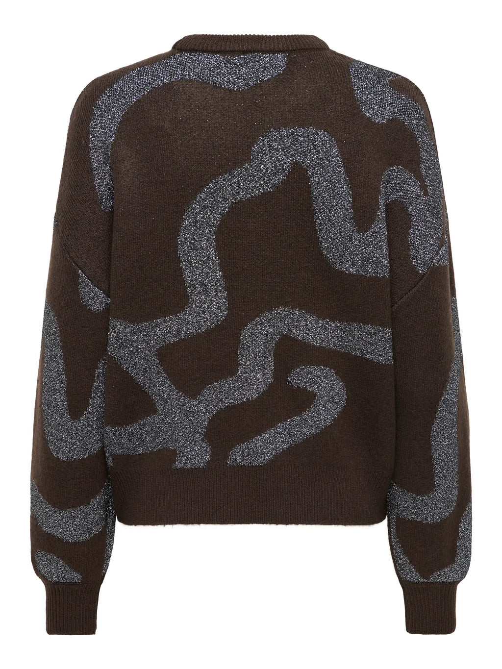 Only maglia ROSIE 15378461 Coffee Bean Wavy