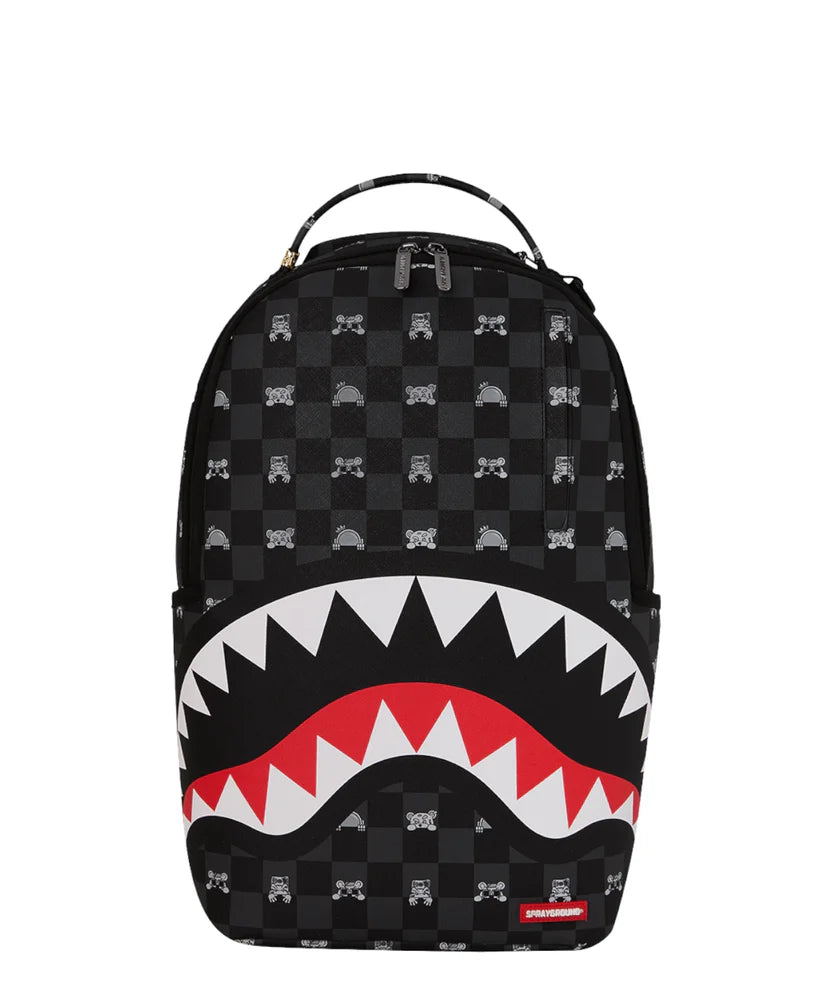 Sprayground zaino GRAY PEEKING CHARACTER 910B8872NSZ